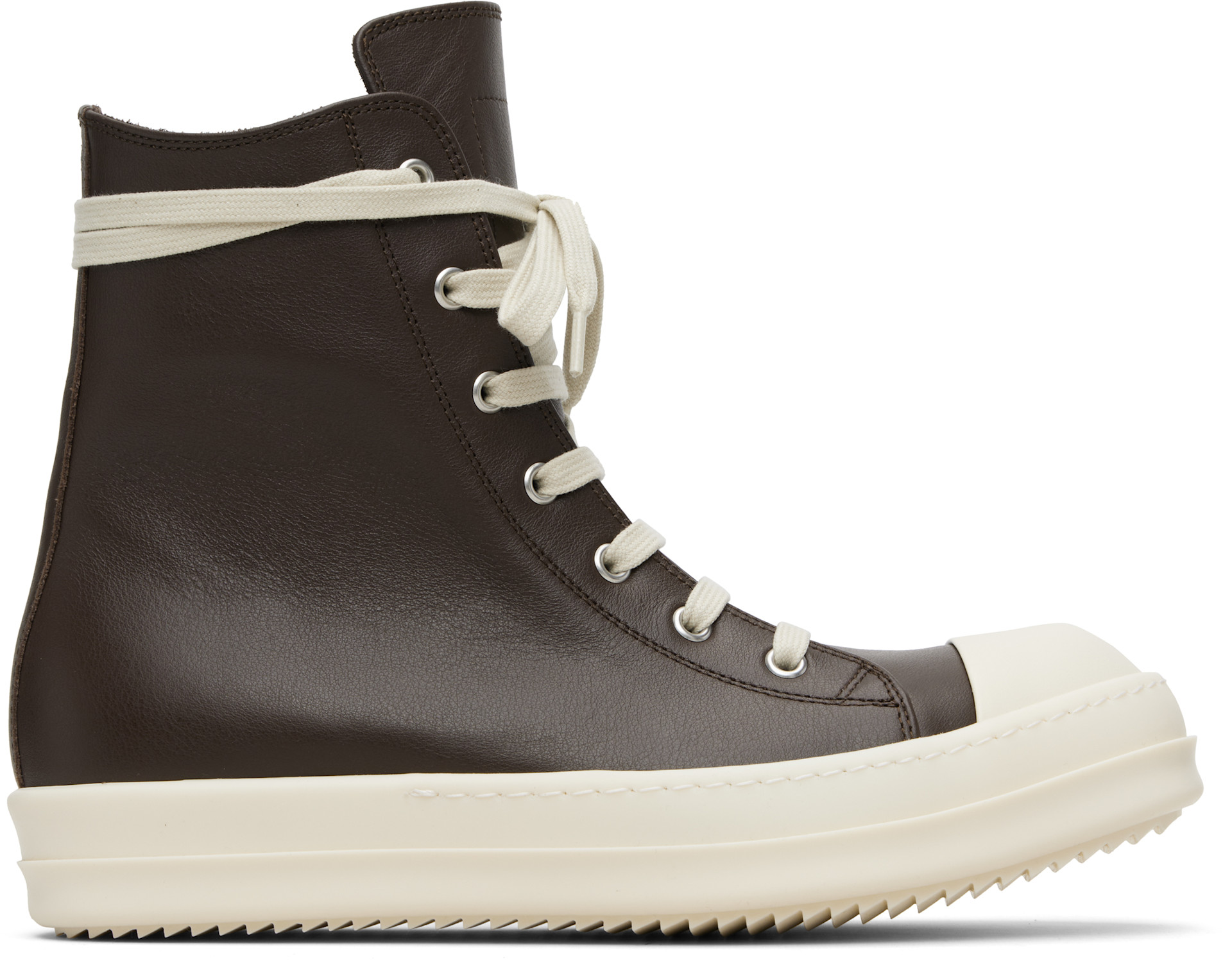 Rick Owens - Baskets brunes - Temple