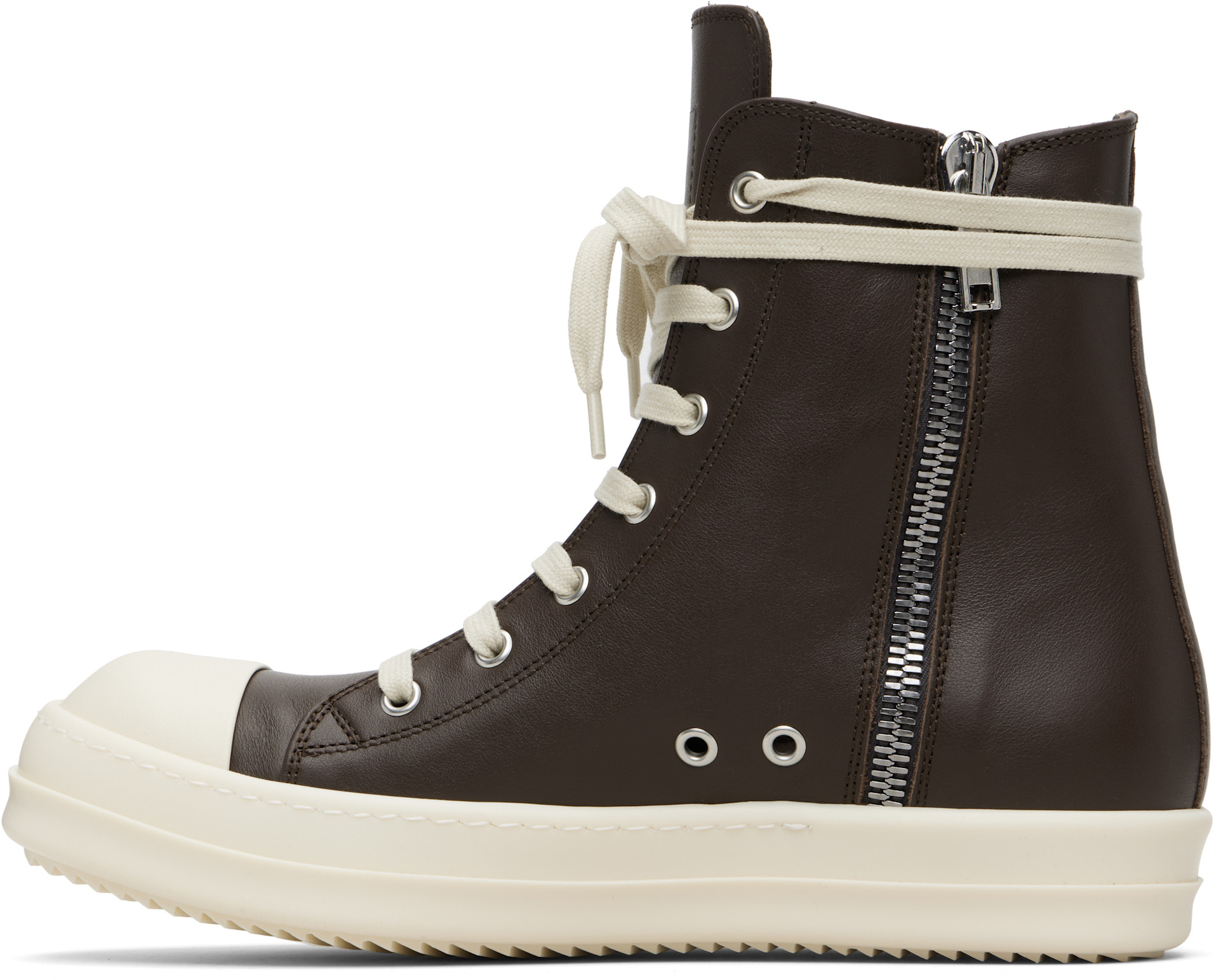 Rick Owens - Baskets brunes - Temple