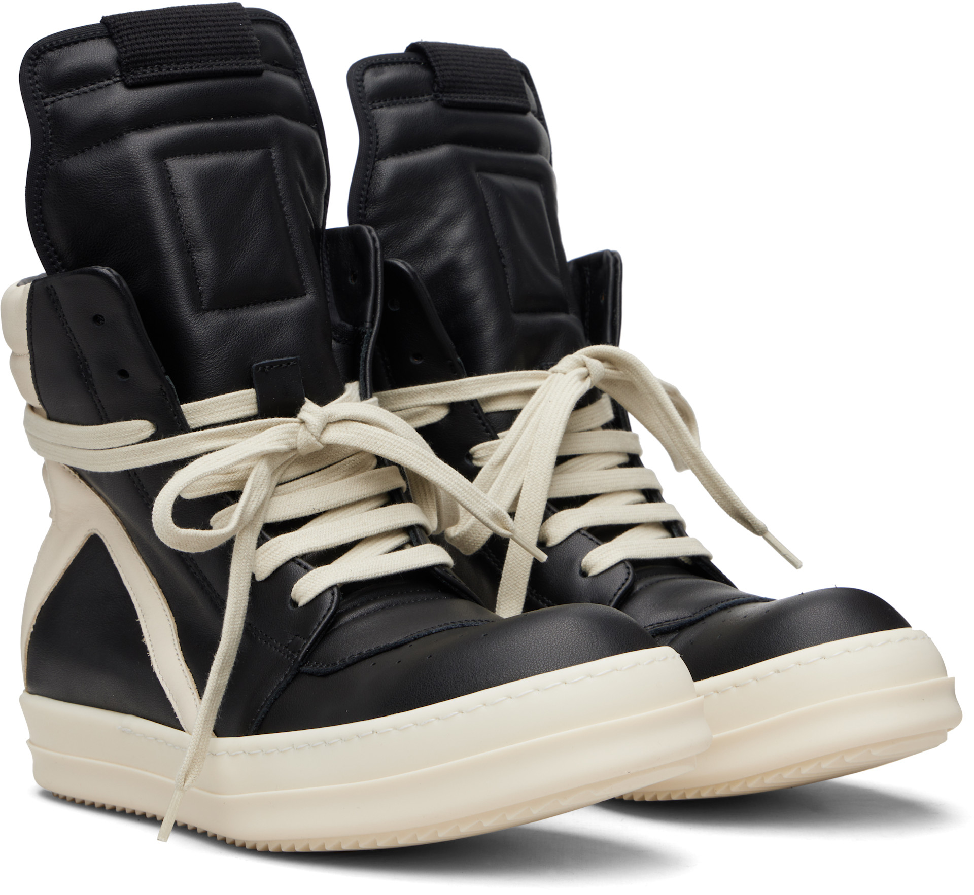 Black Temple Geobasket Sneakers