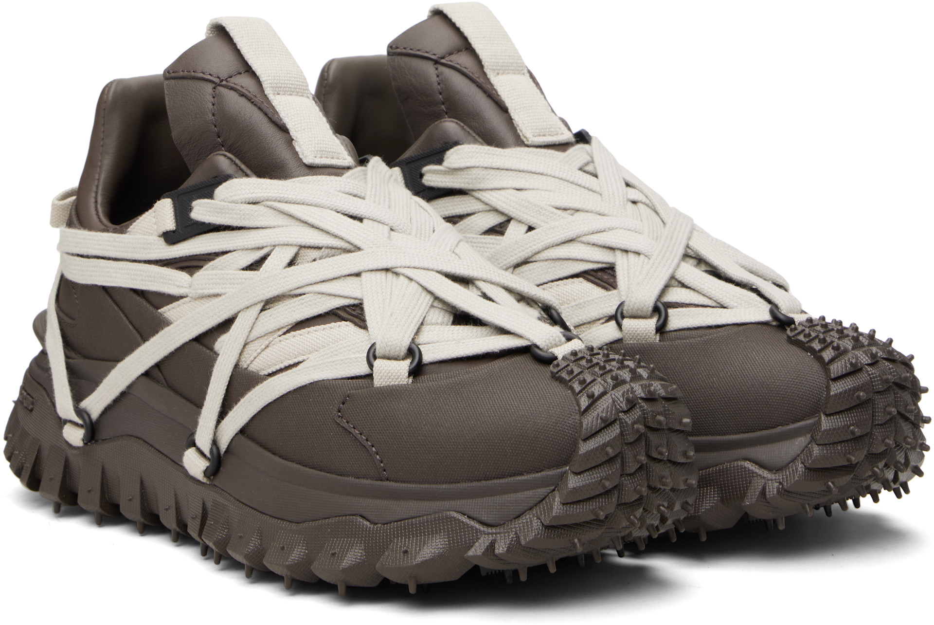 Rick Owens: Moncler + Rick Owens グレー Trailgrip Megalace