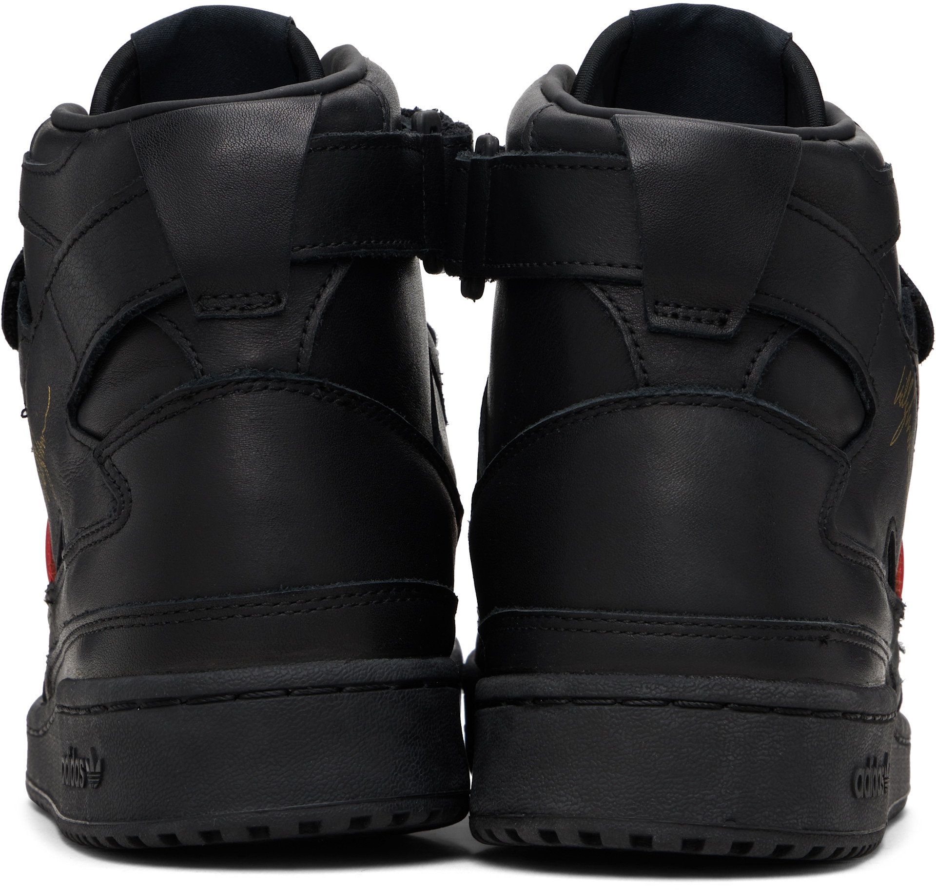 WILLY CHAVARRIA: Black adidas Originals Edition Forum Sneakers