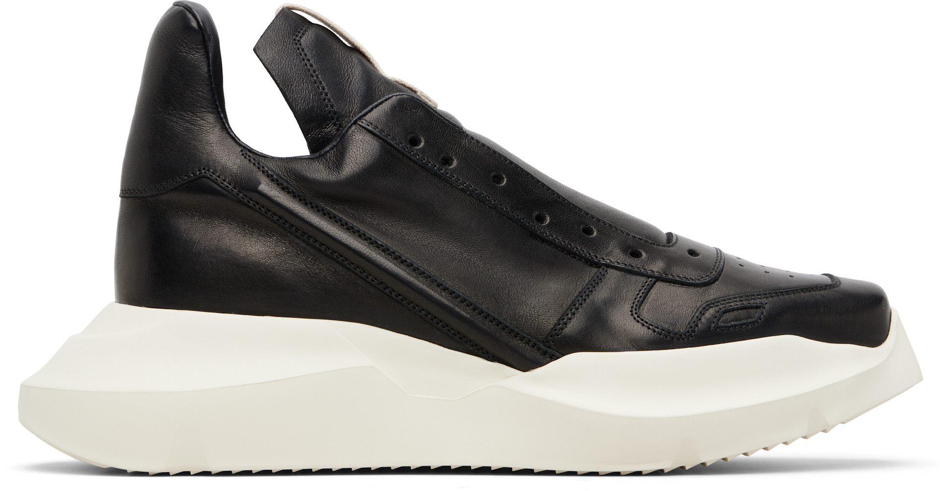 Rick Owens - 블랙 템플 게스 러너 스니커즈