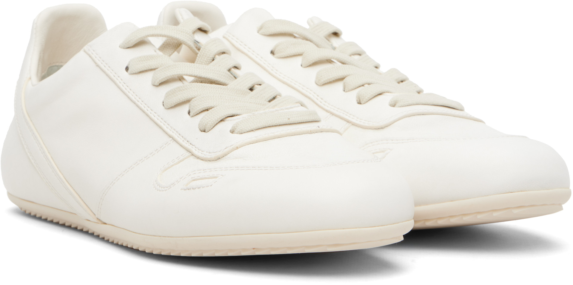 Rick Owens - Baskets blanc cassé - Temple