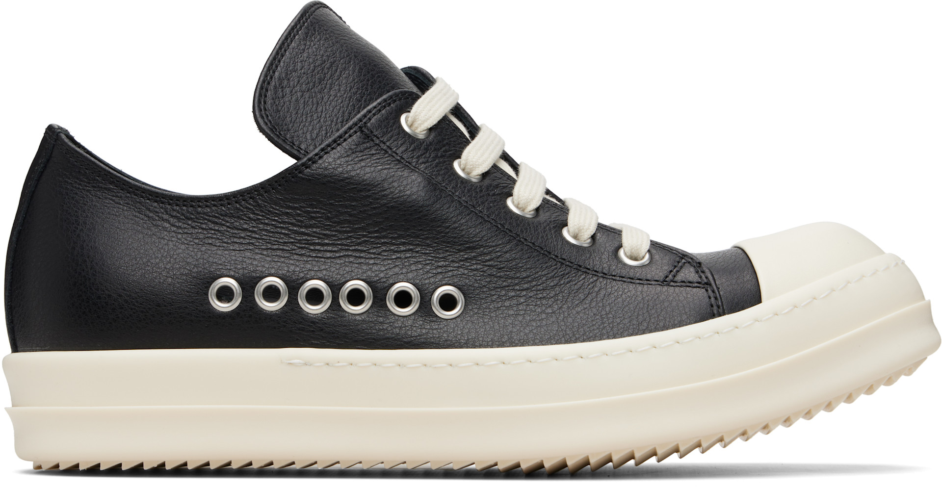 Rick Owens - 블랙 템플 익스트림 로우탑 스니커즈