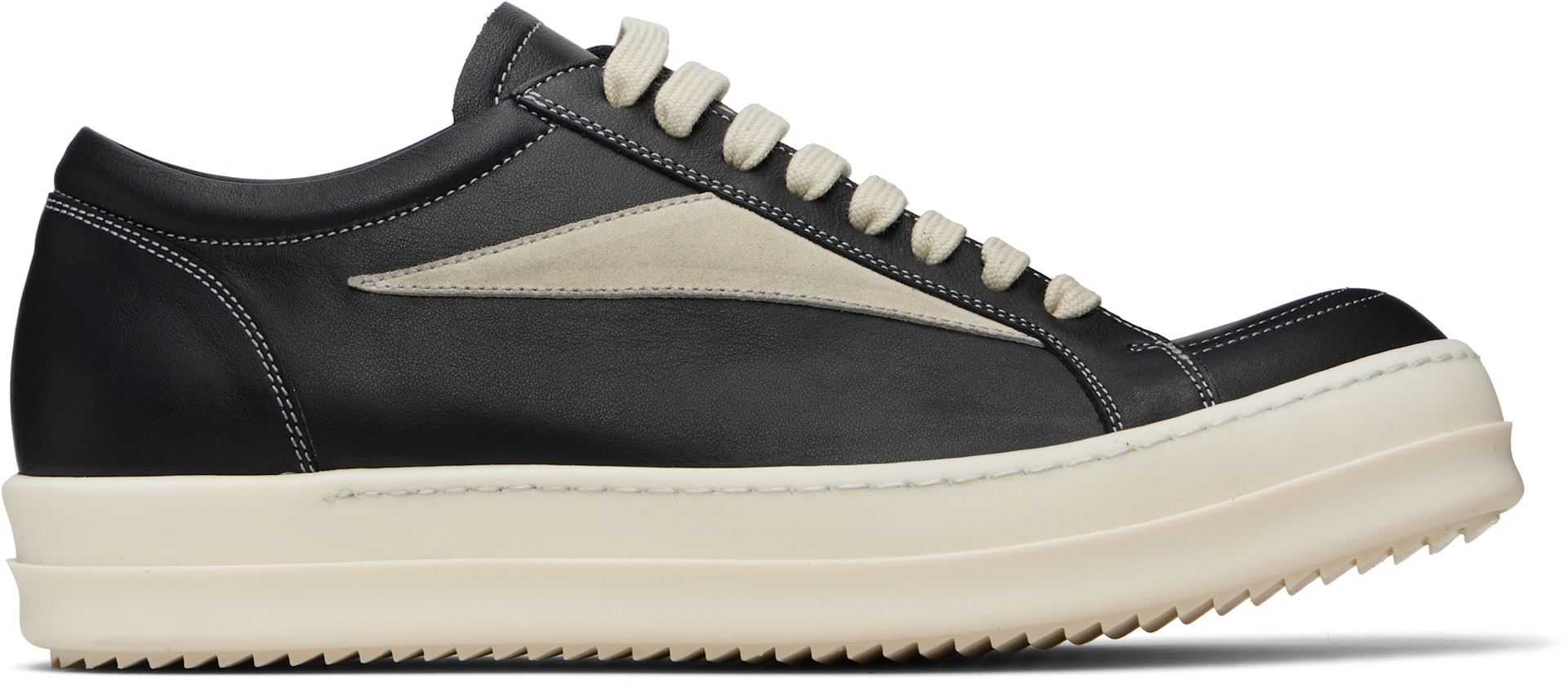 Rick Owens: Black Temple Vintage Sneaks Sneakers | SSENSE United
