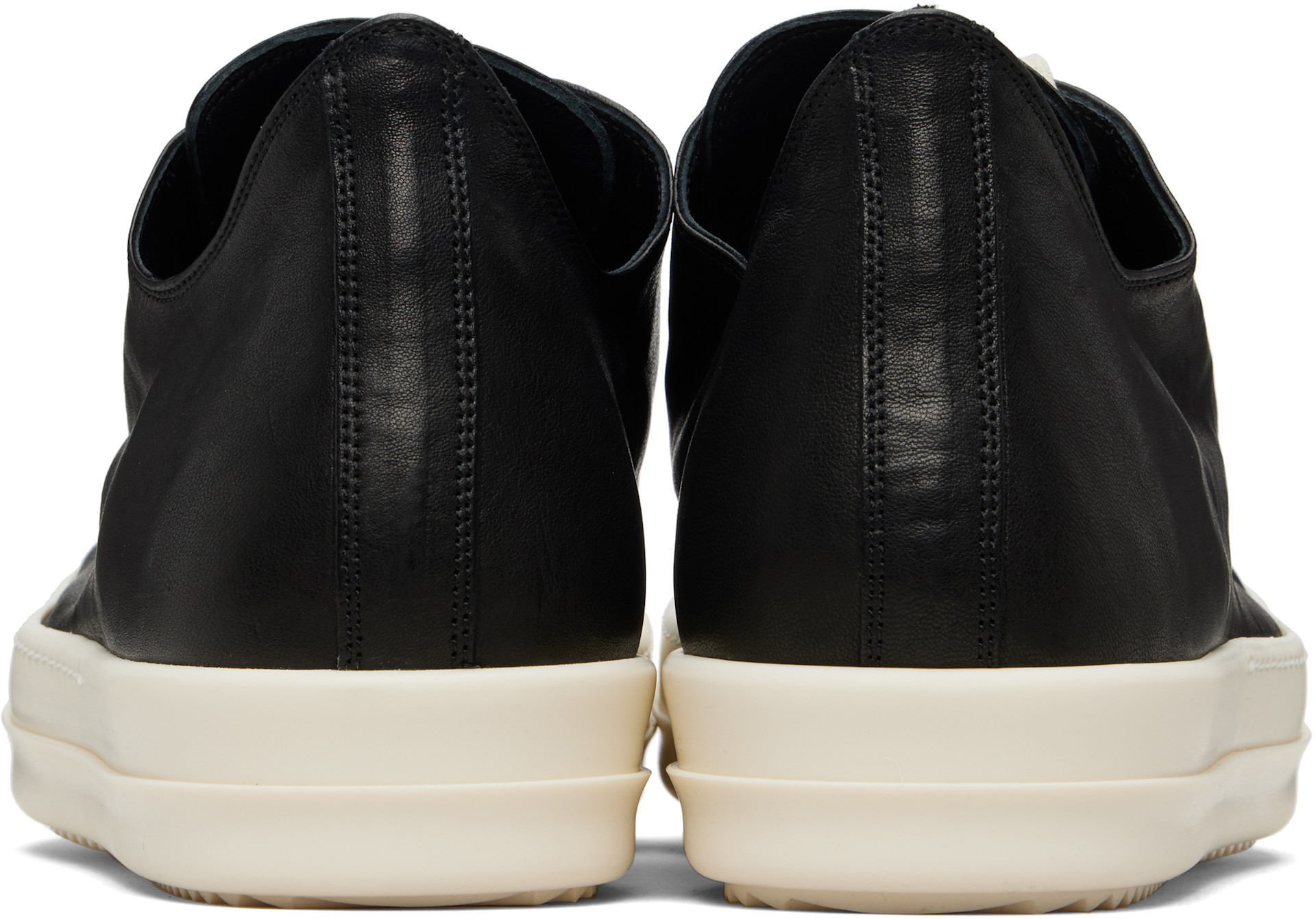 Rick Owens - Baskets basses noires - Temple