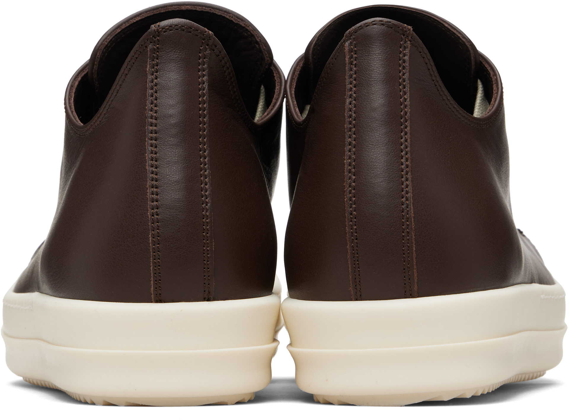 Rick Owens - 브라운 템플 로우탑 스니커즈