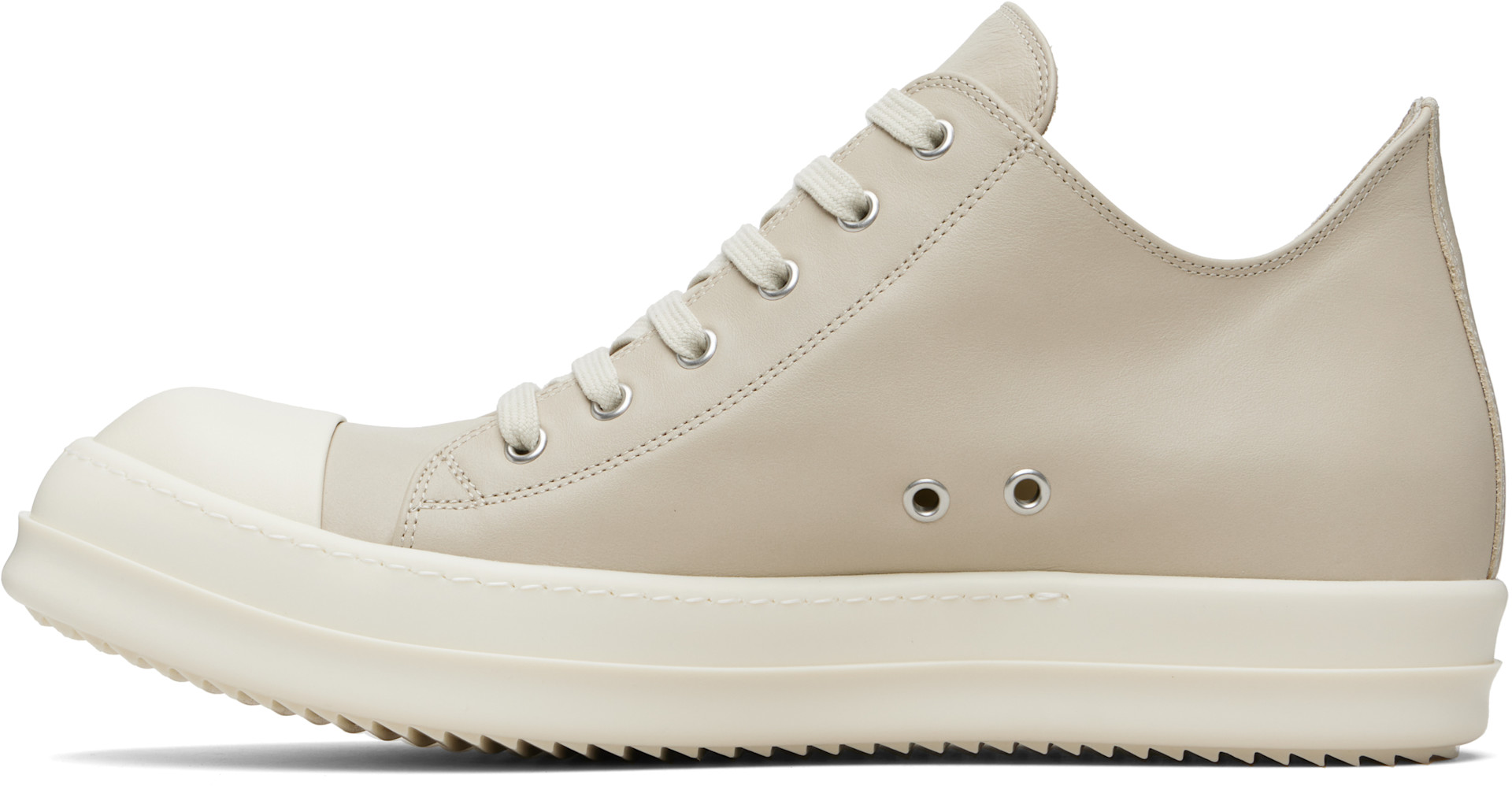 Rick Owens: オフホワイト Temple Low Sneaks スニーカー | SSENSE 日本
