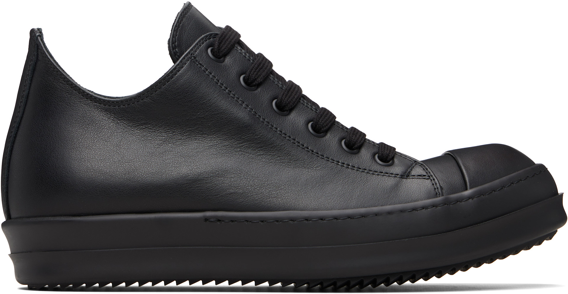 Rick Owens: ブラック Temple ローカットスニーカー | SSENSE 日本