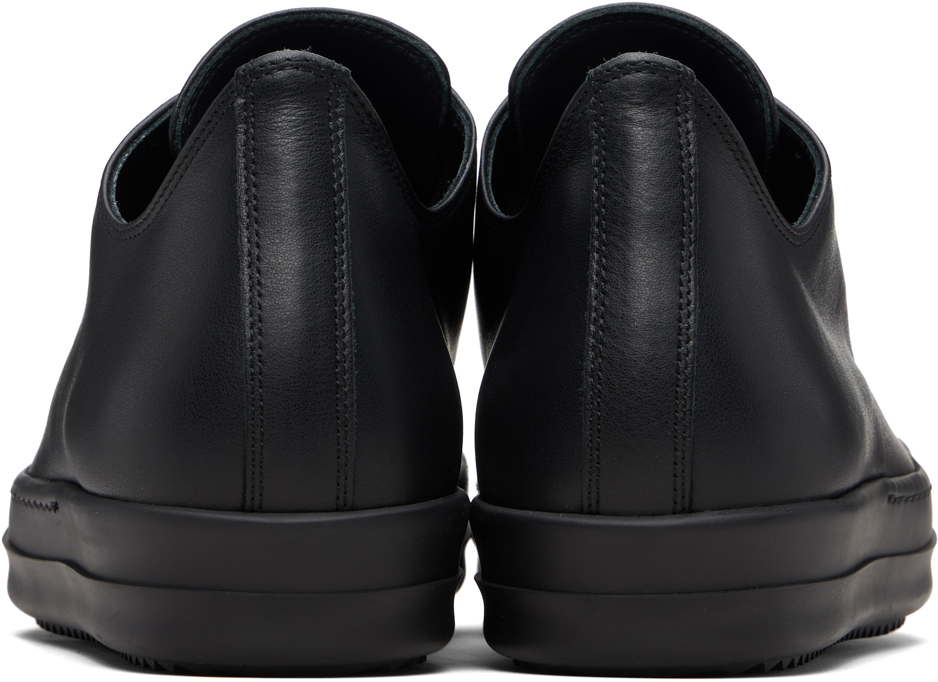 Rick Owens: ブラック Temple ローカットスニーカー | SSENSE 日本