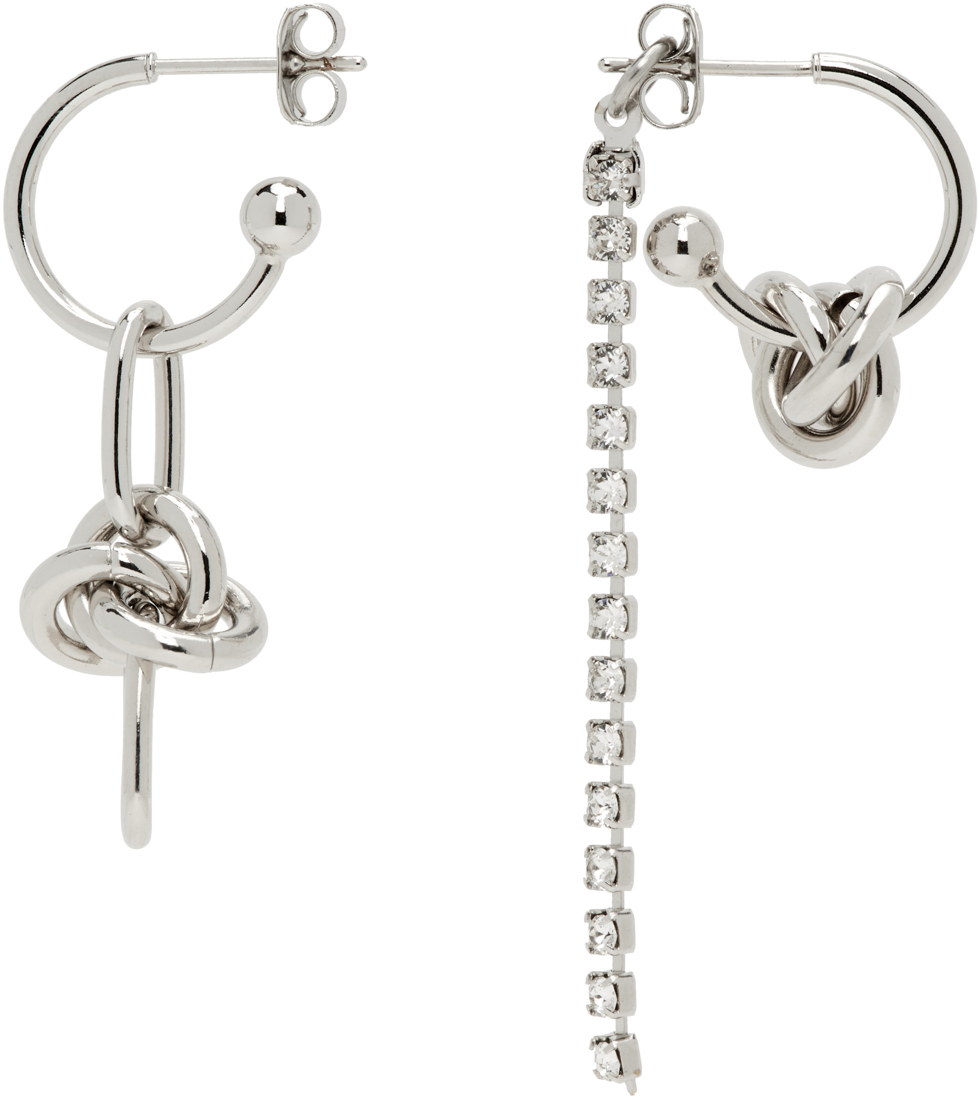Justine Clenquet: Daria Crystal Earrings | SSENSE
