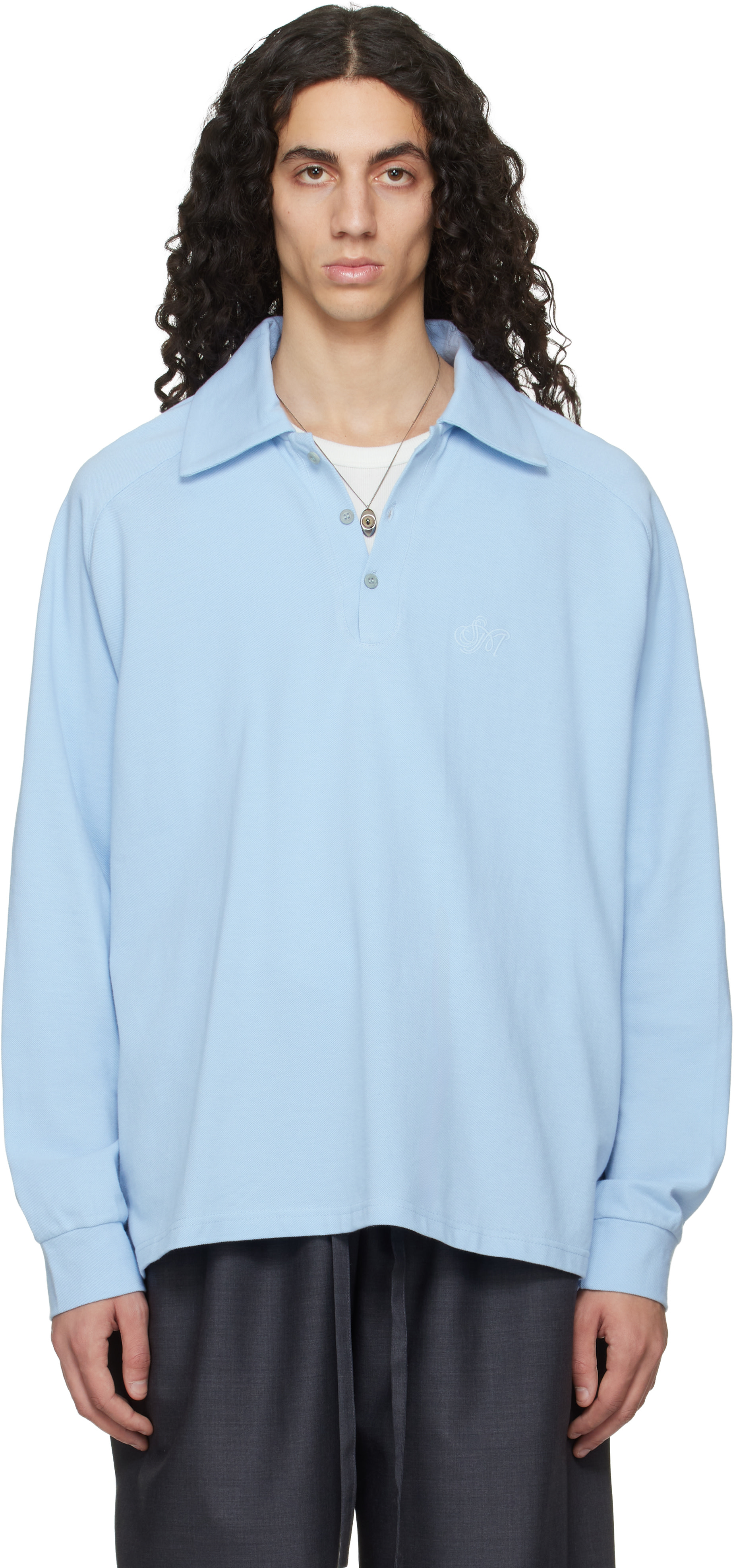 Serapis - Polo de style marin bleu