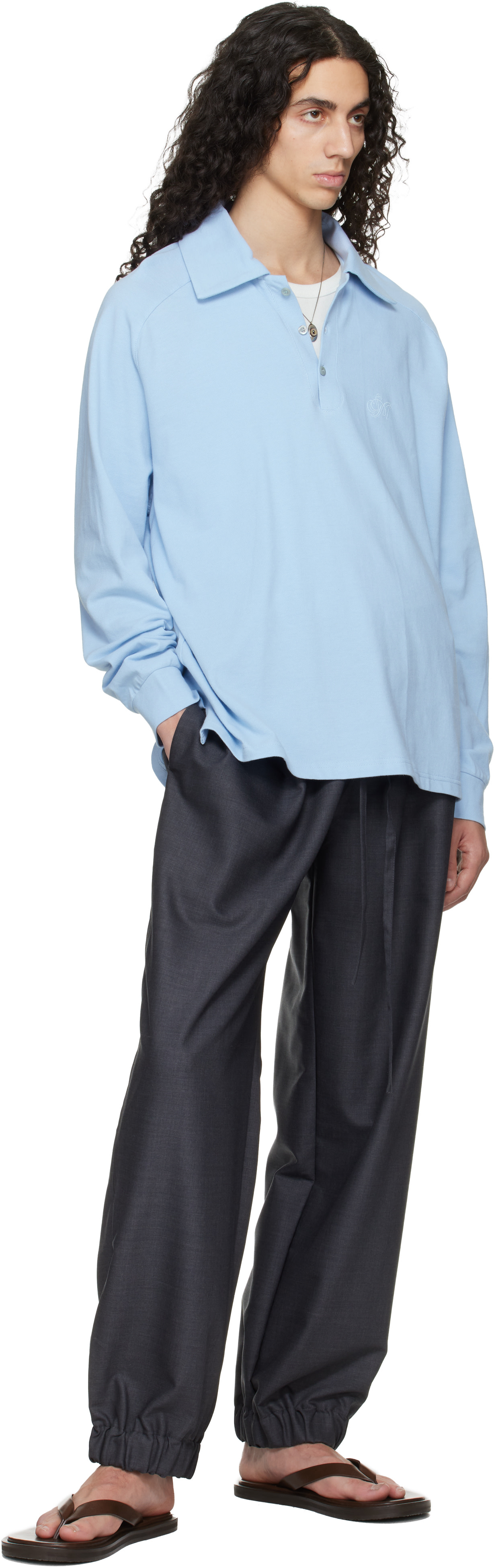 Serapis - Polo de style marin bleu