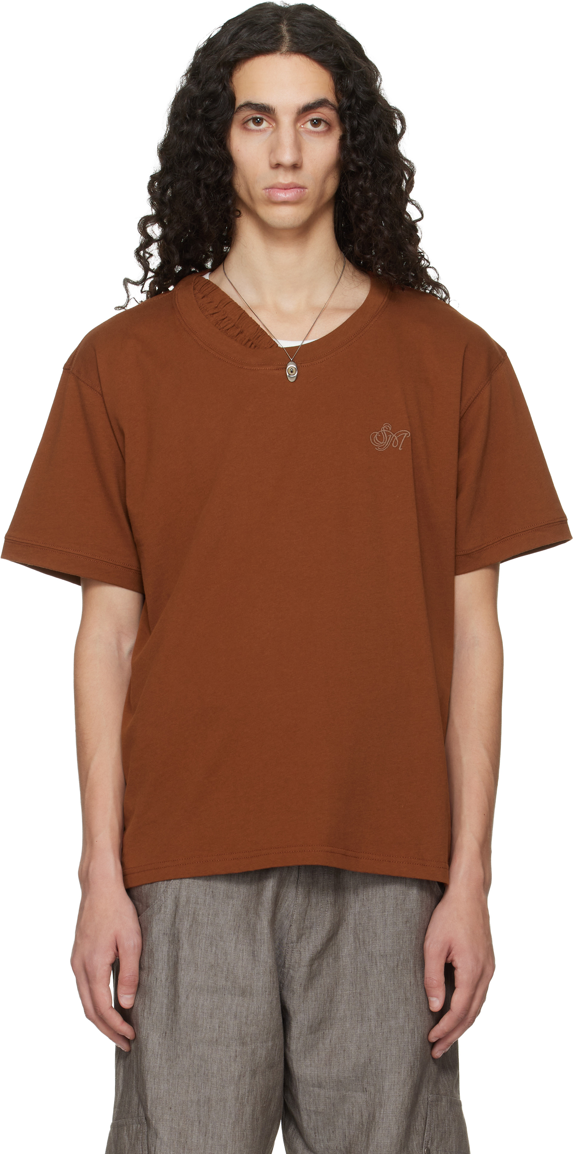 Serapis - T-shirt brun clair