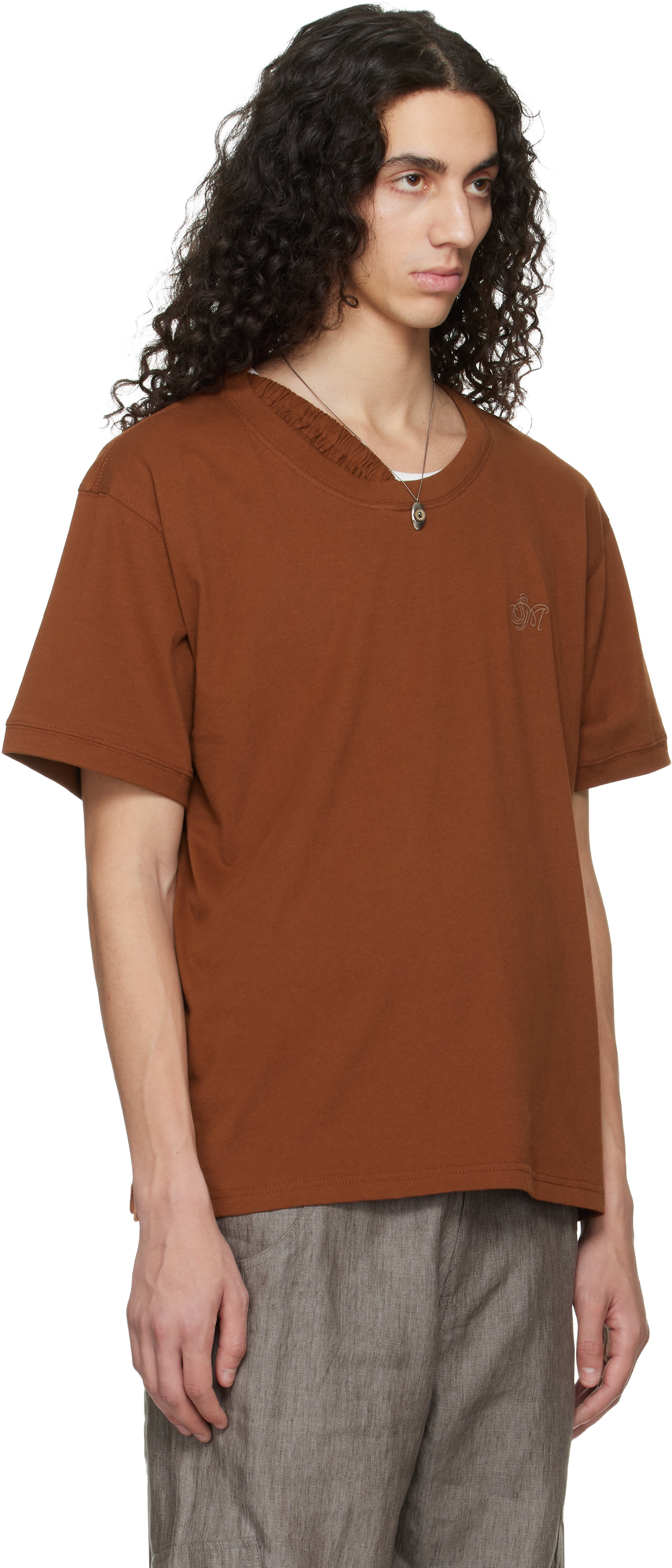 Serapis - T-shirt brun clair