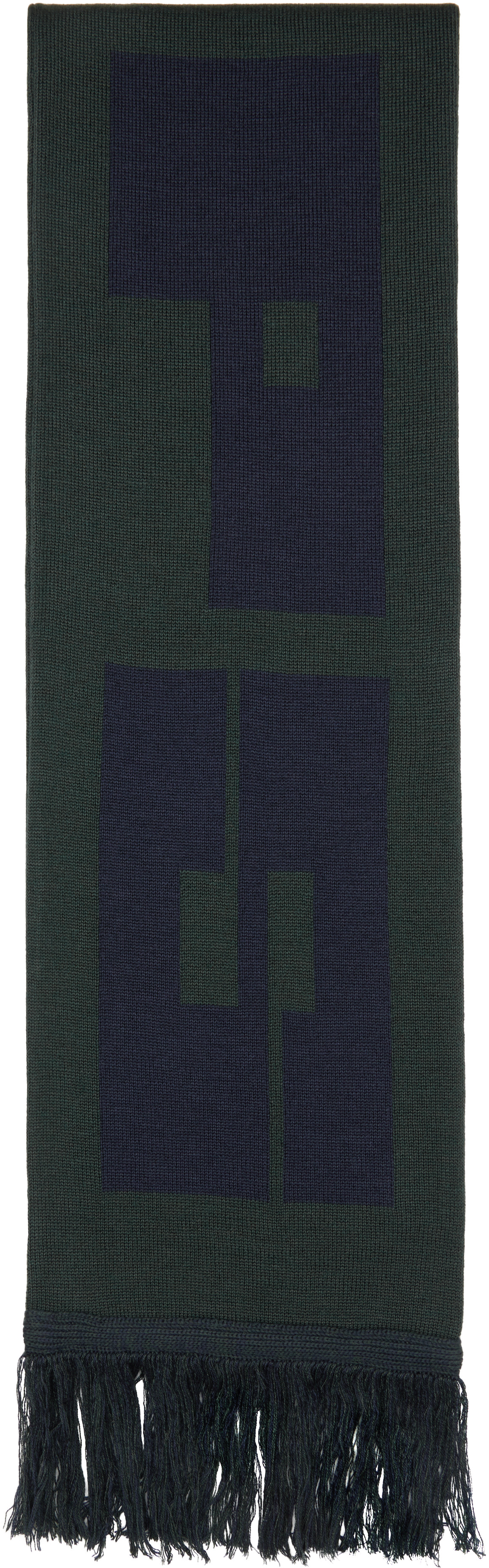 WTAPS - Écharpe kaki et bleu marine