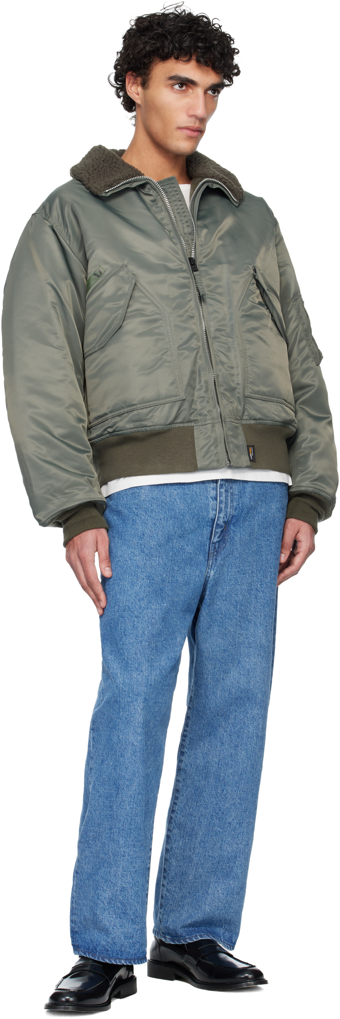 WTAPS: カーキ Drab ES ボンバージャケット | SSENSE 日本