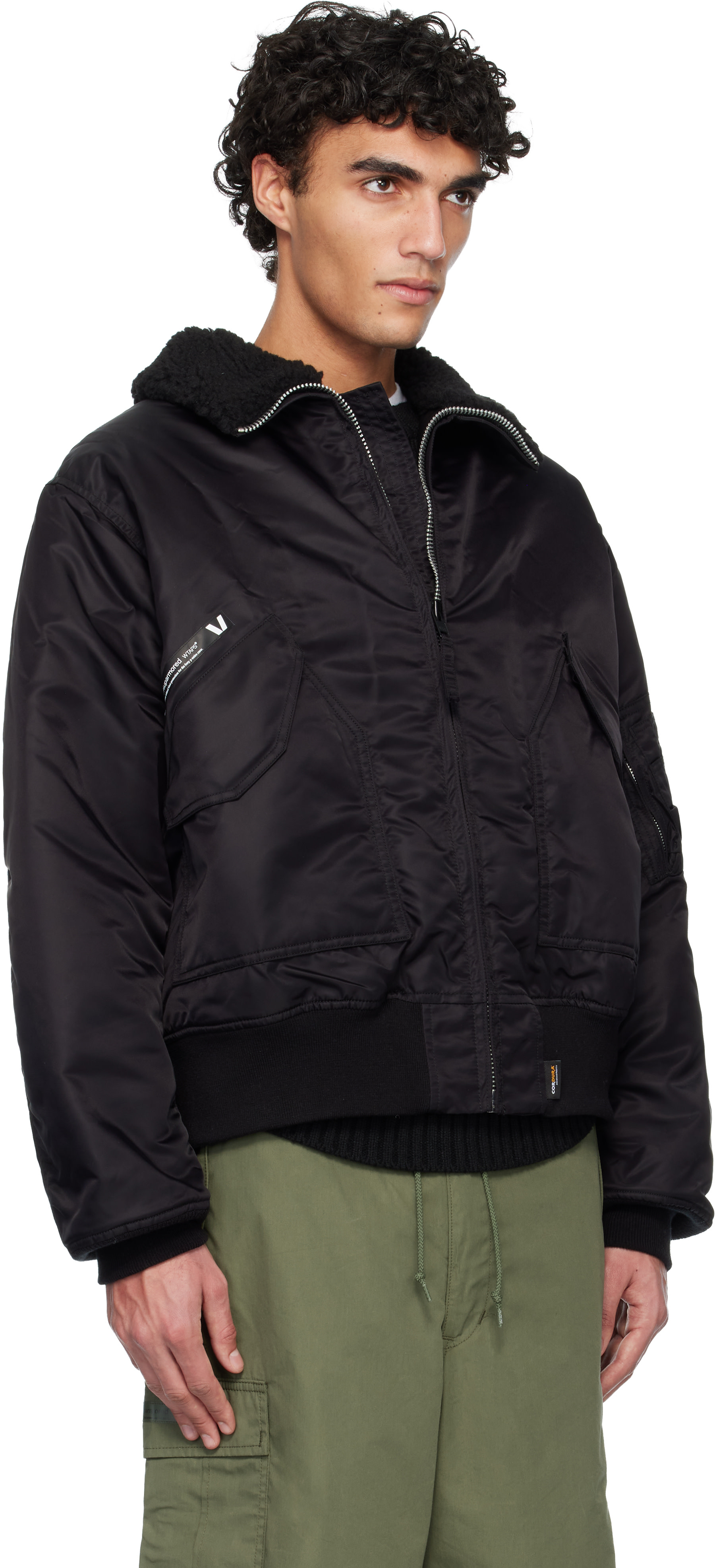 WTAPS - Blouson aviateur Drab ES noir