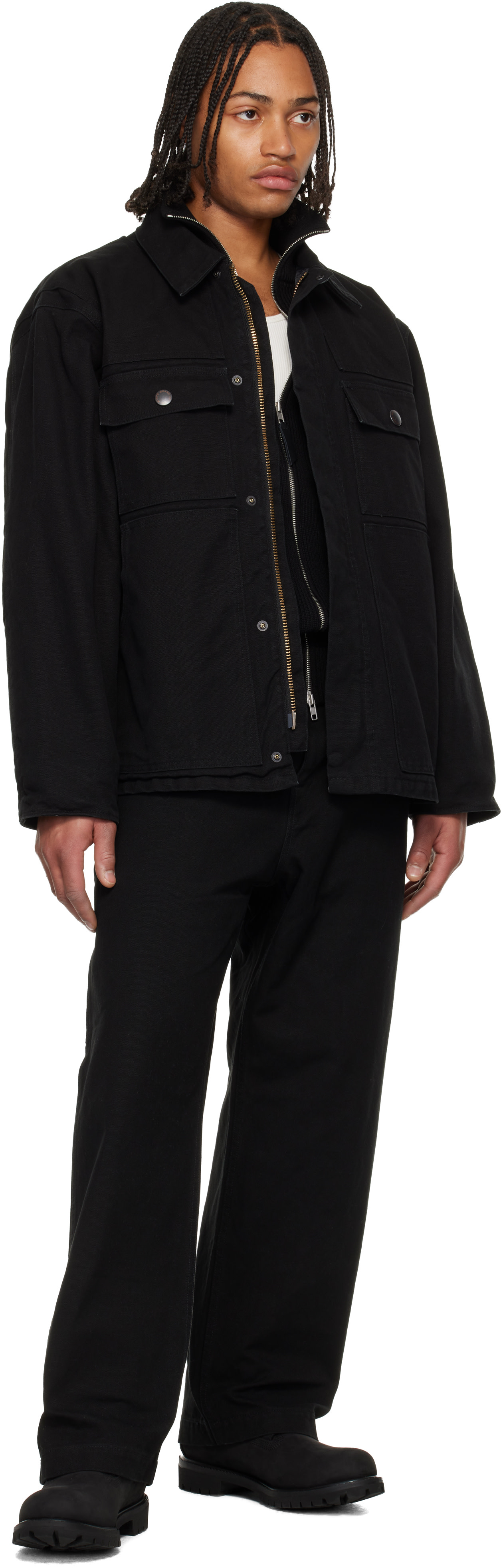 WTAPS: Black Mich Jacket | SSENSE