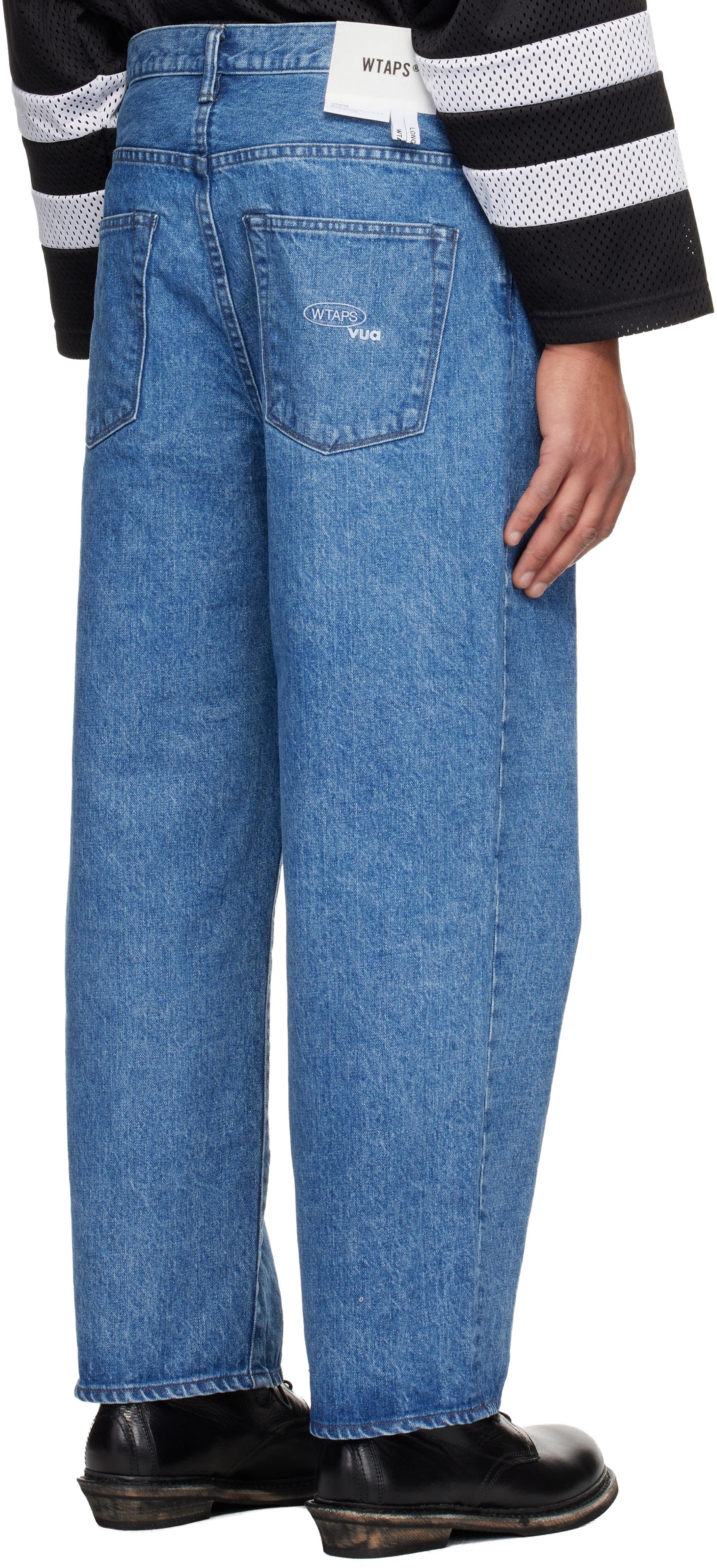 WTAPS - Jean Blues Straight bleu