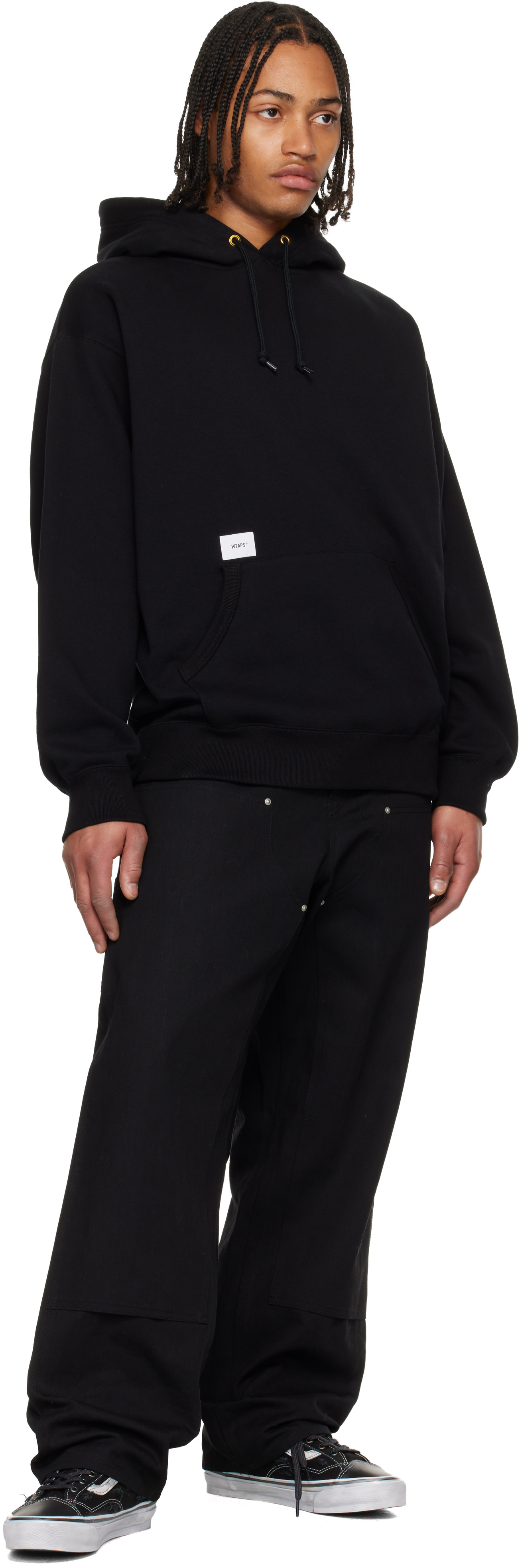 WTAPS - Pull à capuche AON noir