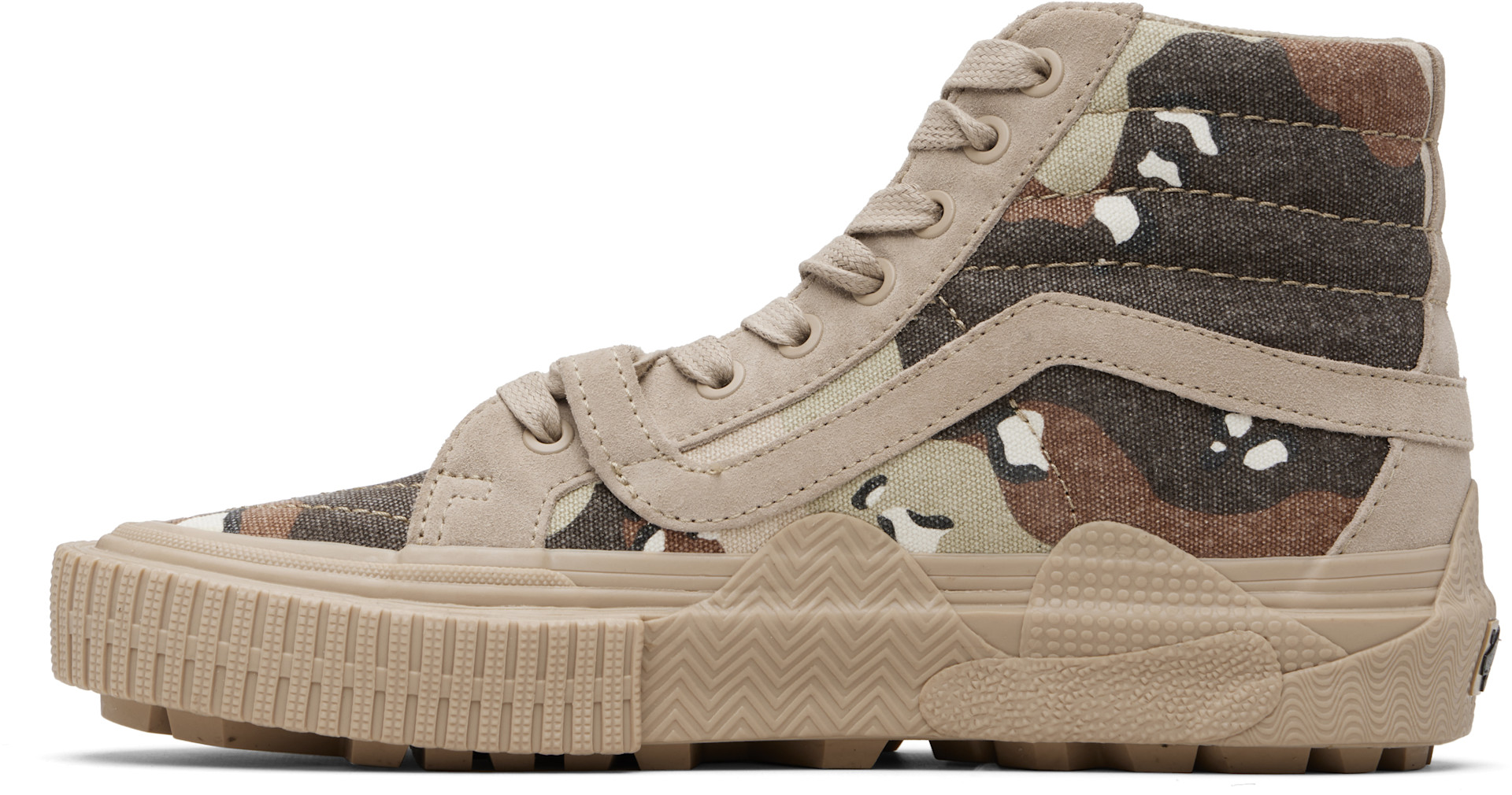 WTAPS: Beige Vans & OAMC Edition Sk8-Hi GL Lug Sneakers | SSENSE