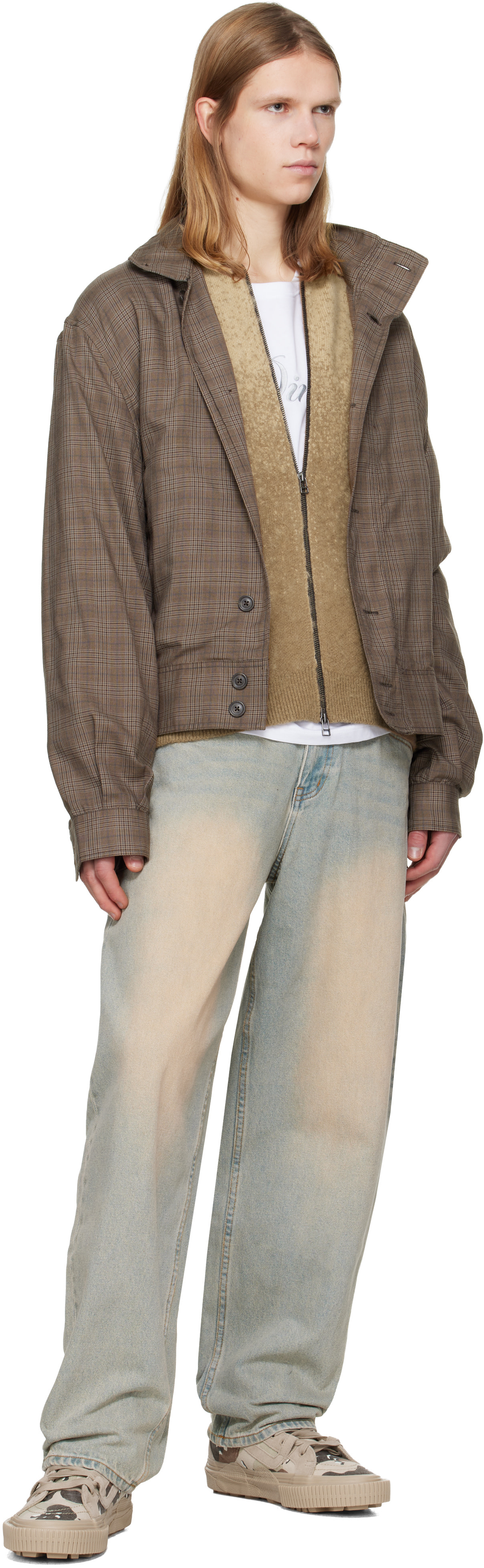 WTAPS: Beige Vans & OAMC Edition Sk8-Hi GL Lug Sneakers | SSENSE