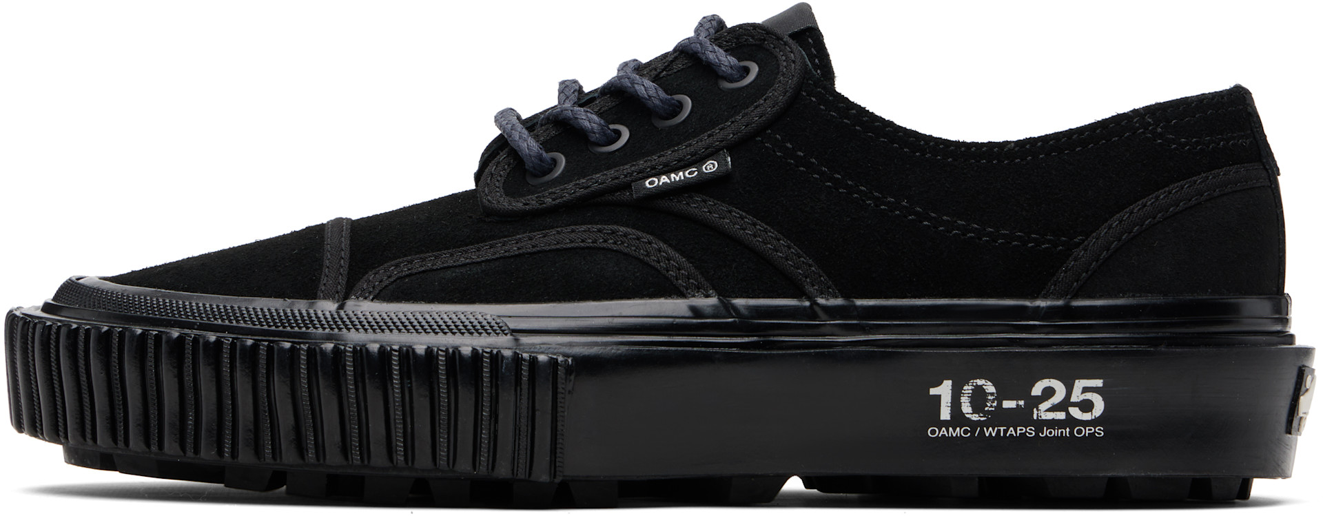 WTAPS: Black Vans & OAMC Edition Seylynn Sneakers | SSENSE