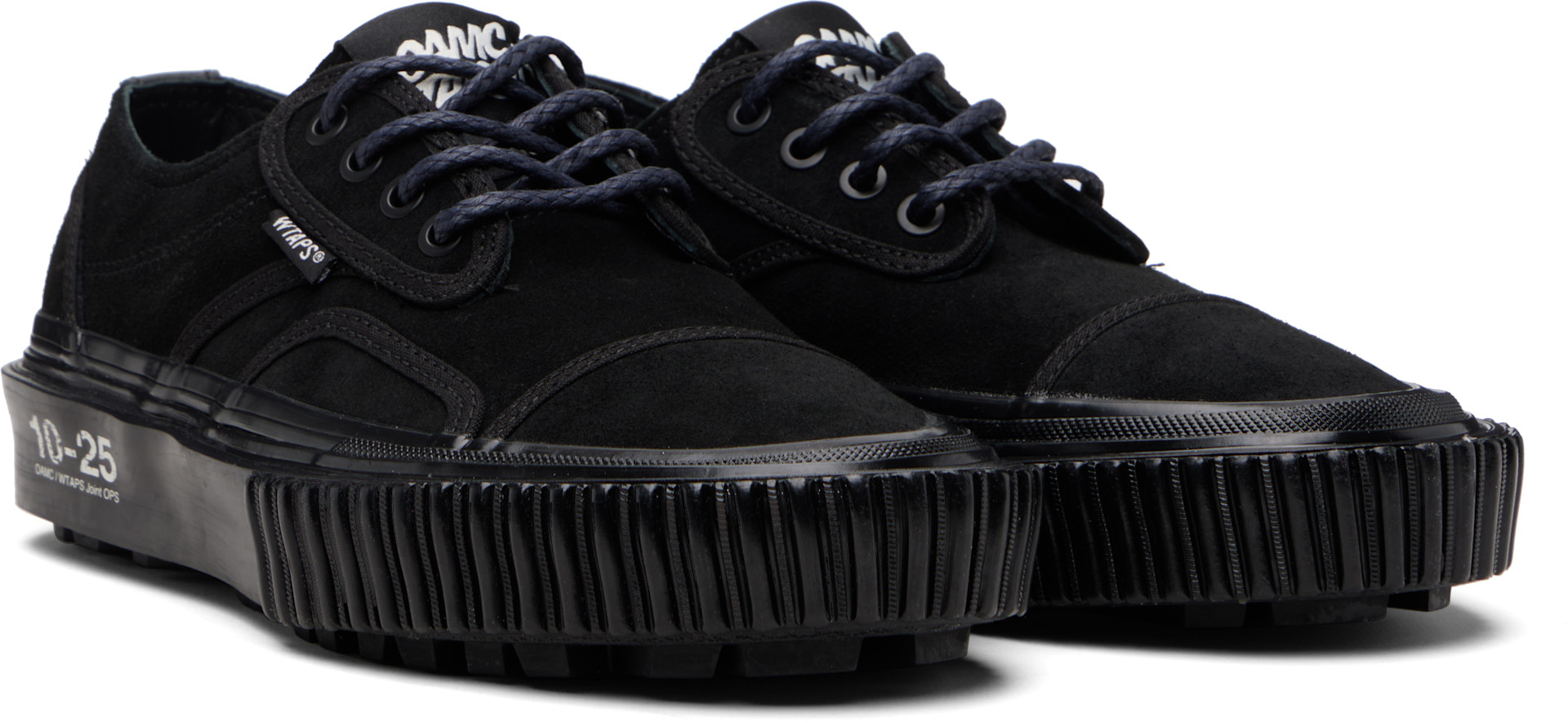 WTAPS: Black Vans & OAMC Edition Seylynn Sneakers | SSENSE WTAPS: Black Vans & OAMC Edition Seylynn Sneakers | SSENSE