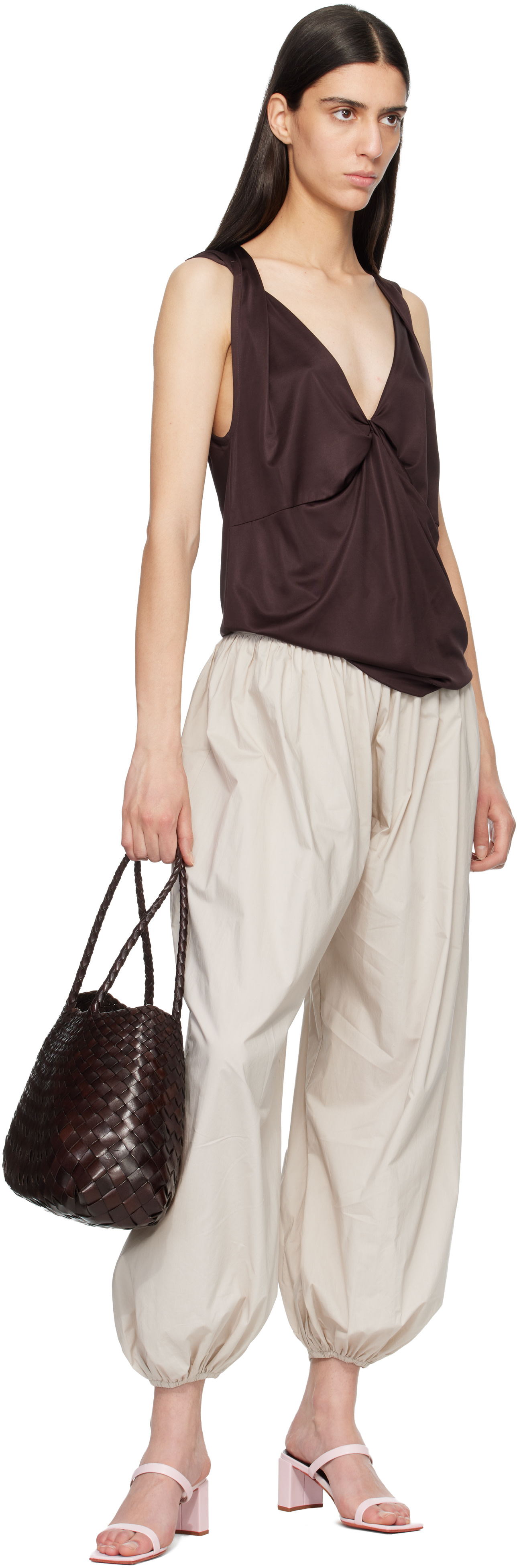 Dragon Diffusion: Brown Santa Croce Big Tote | SSENSE