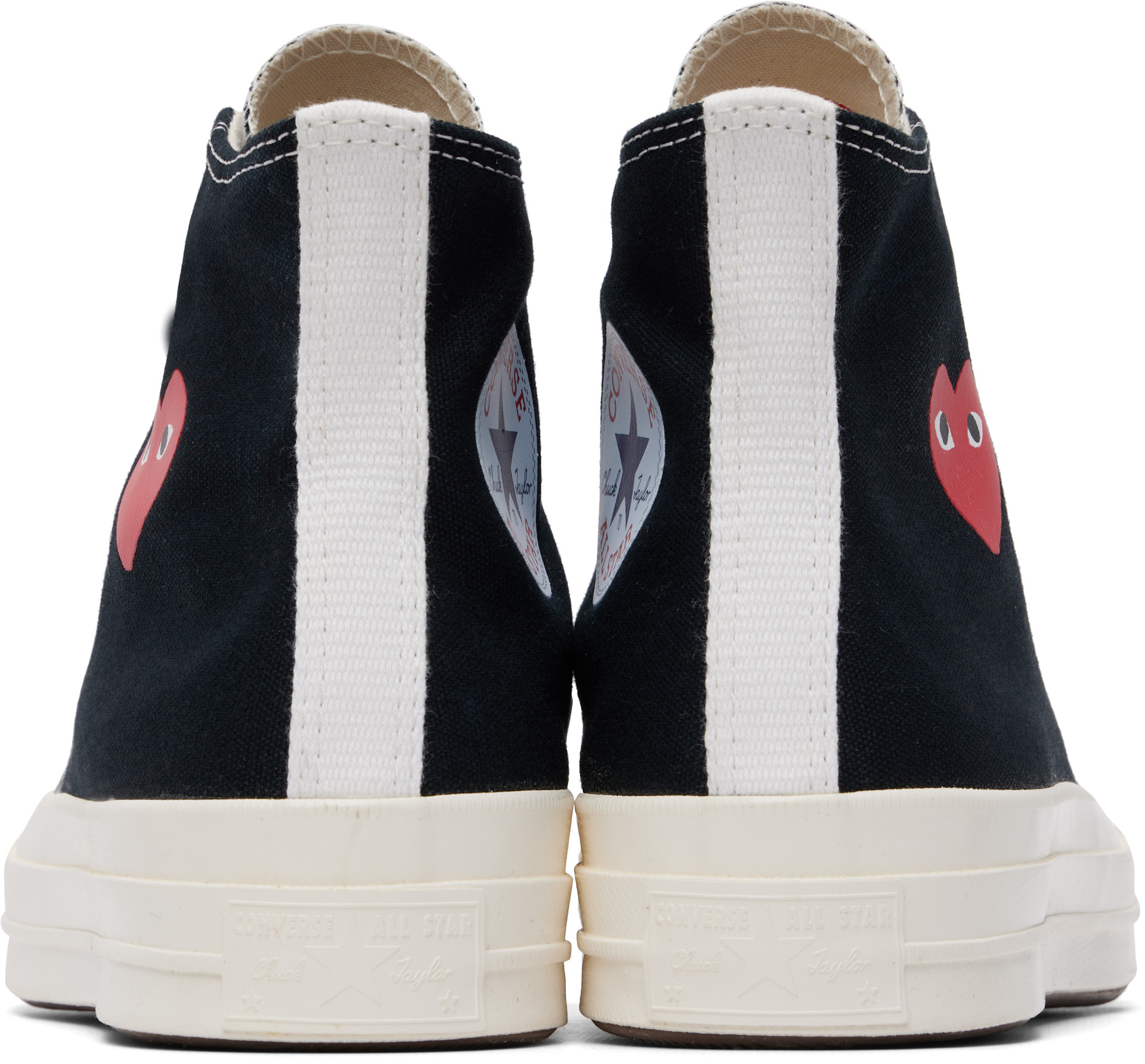 COMME des GARÇONS PLAY: Black Converse Edition Chuck 70 OG Single