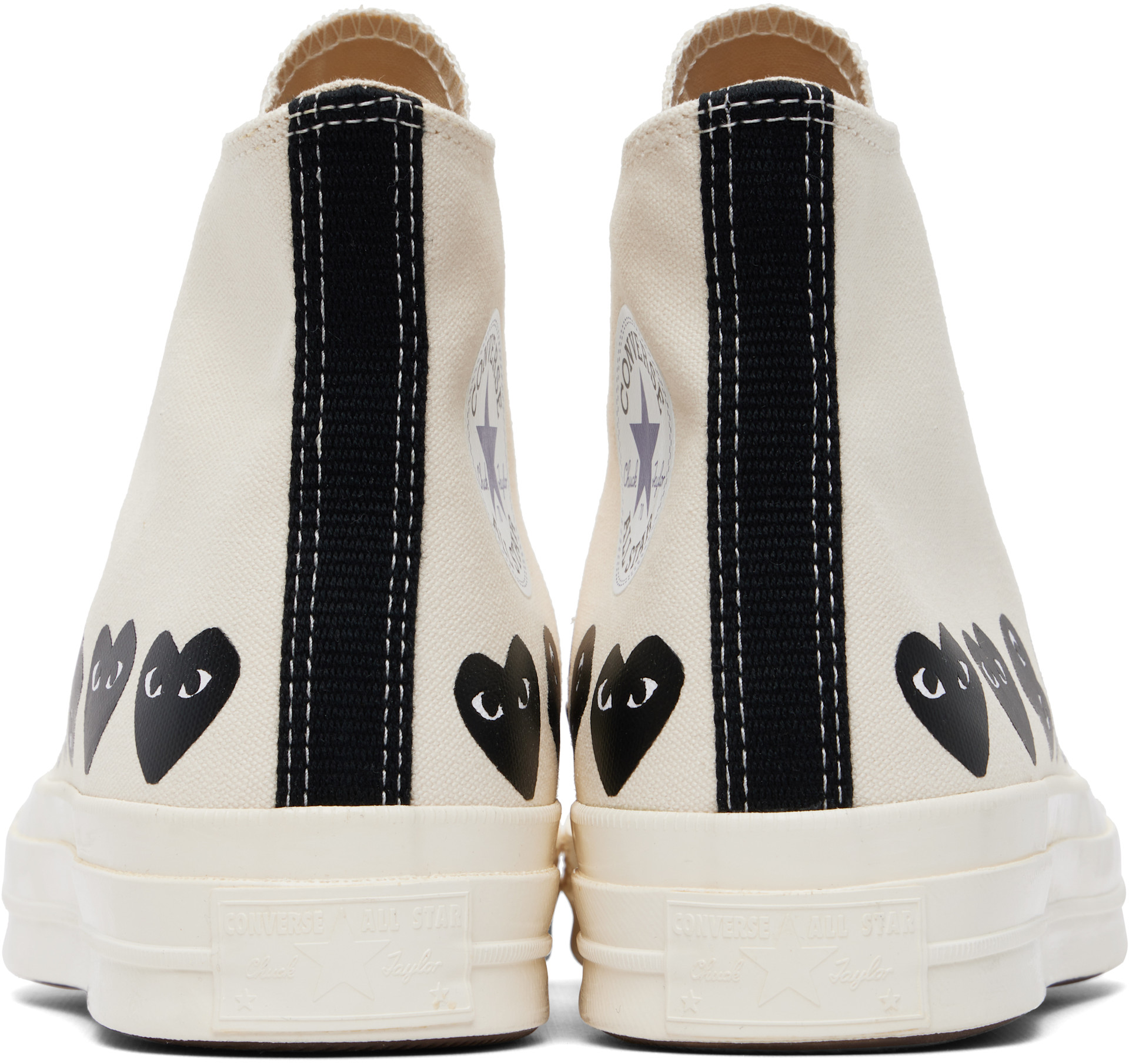 COMME des GARÇONS PLAY: Off-White Converse Edition Chuck 70 Multi