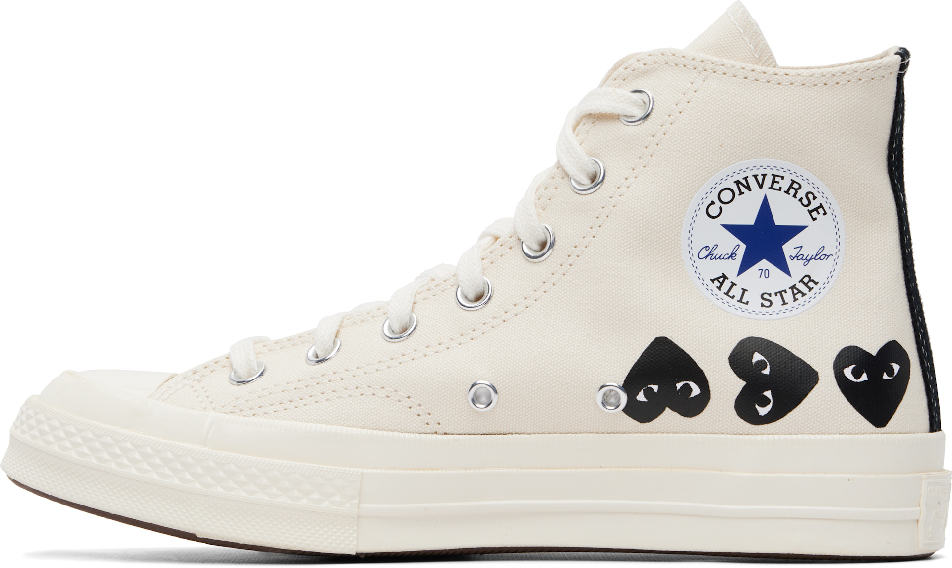 COMME des GARÇONS PLAY: Off-White Converse Edition Chuck 70  display picture 1