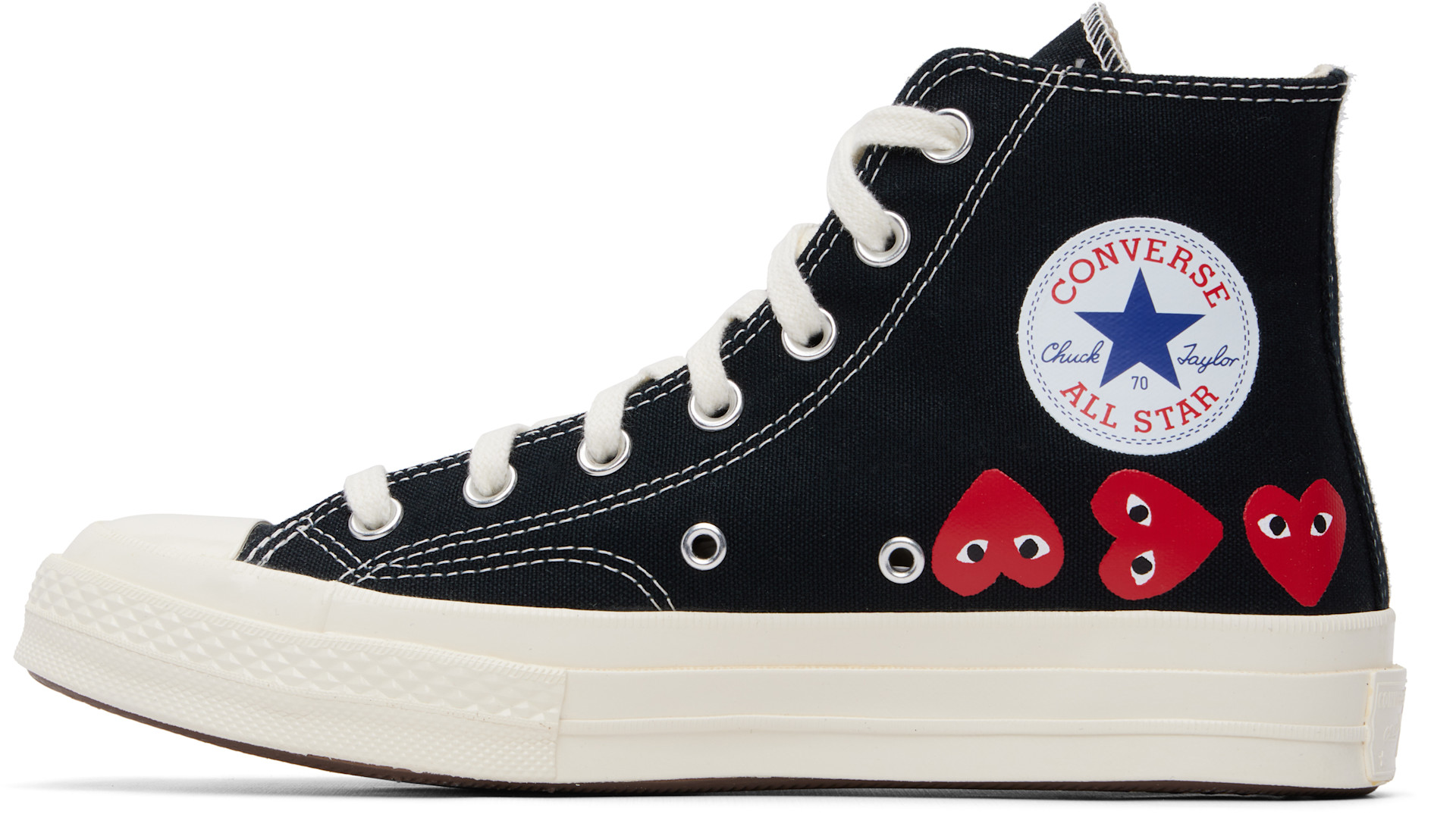 COMME des GARÇONS PLAY: ブラック Converseエディション Chuck 70