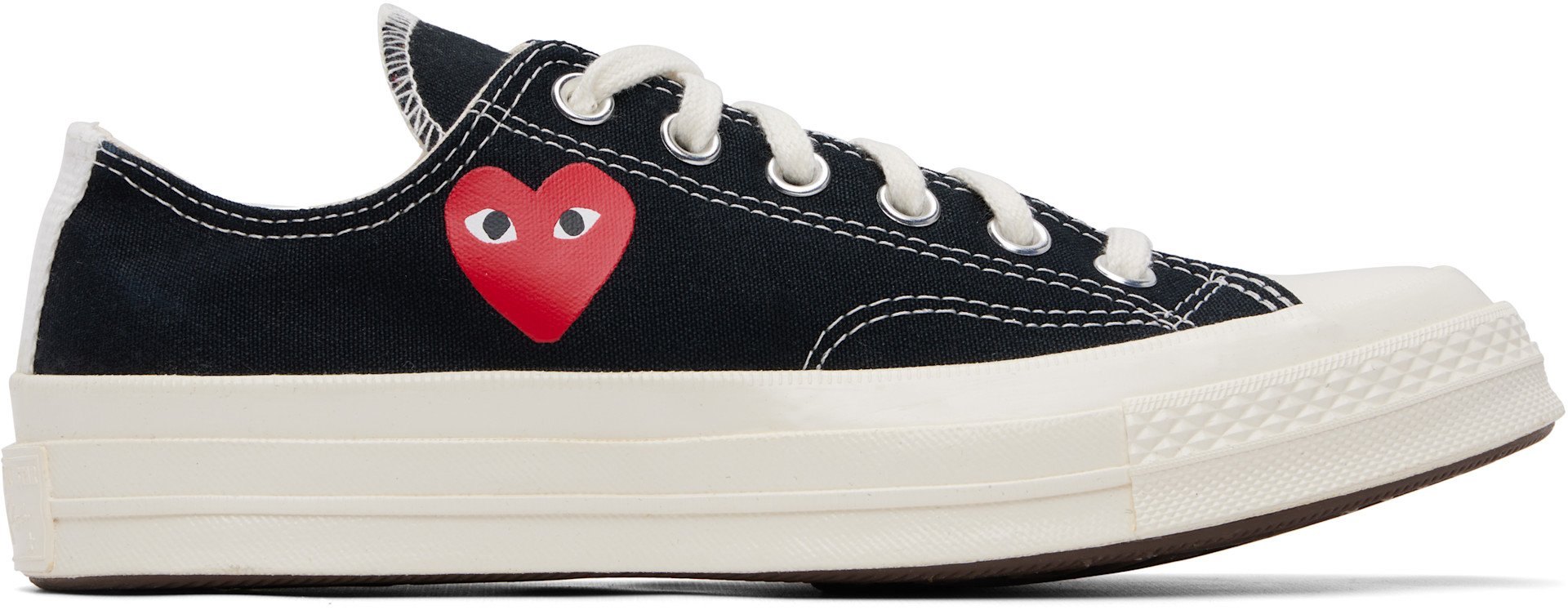 COMME des GARÇONS PLAY: Black Converse Edition Chuck 70 OG Single