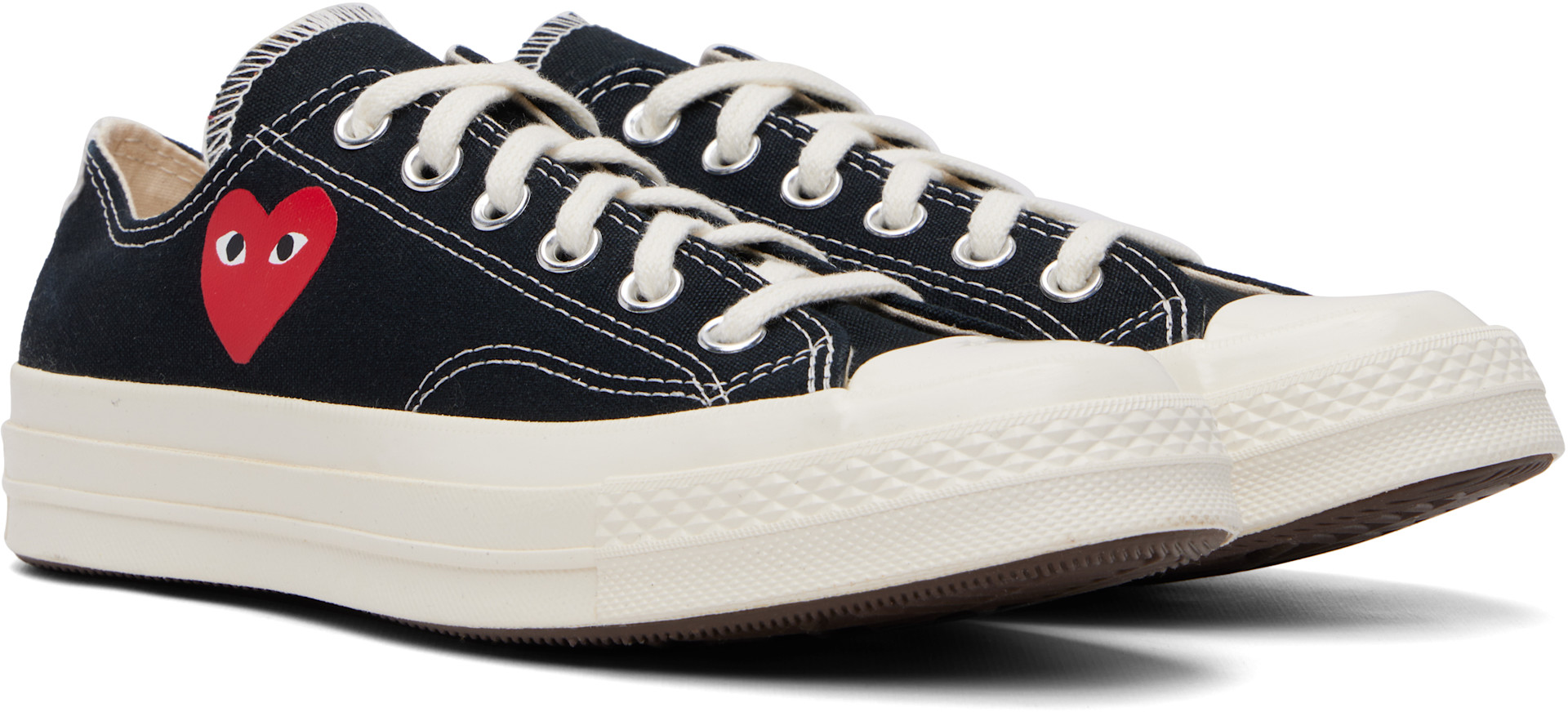COMME des GARÇONS PLAY: ブラック Converseエディション Chuck 70 OG