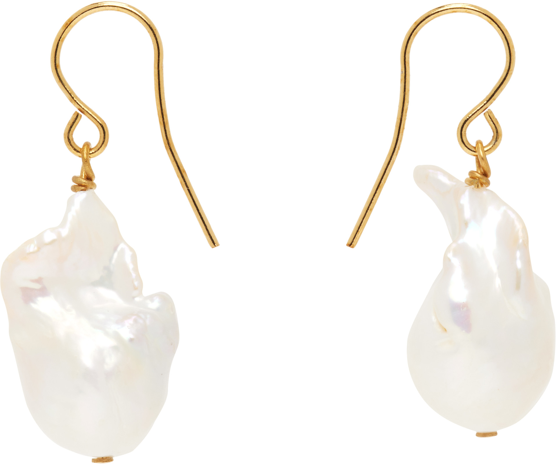 Jil Sander - Boucles d'oreilles à perle
