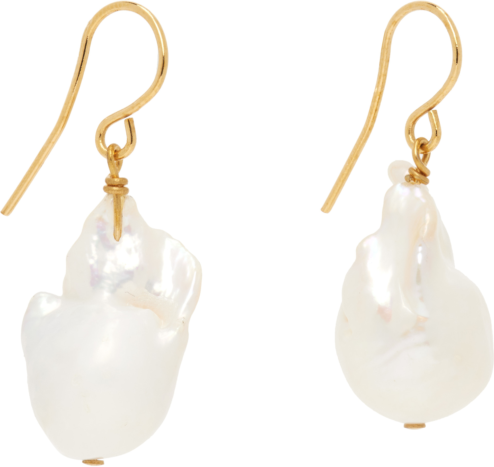Jil Sander - Boucles d'oreilles à perle