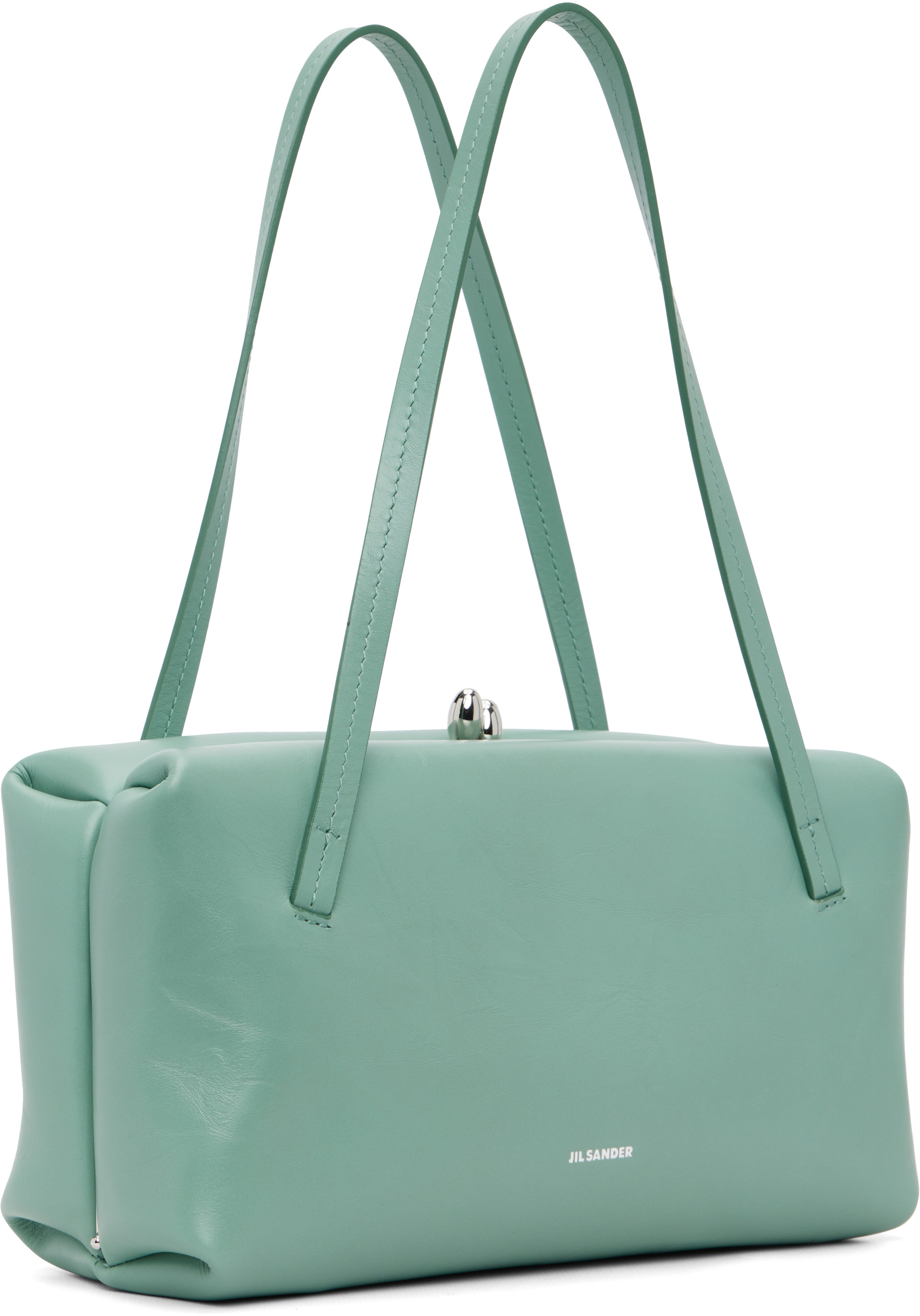 Jil Sander: Blue Goji Pillow Small Bag | SSENSE