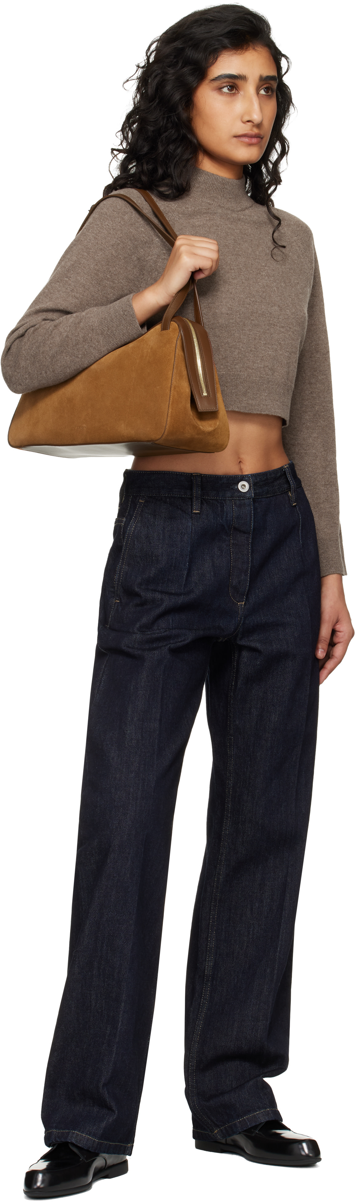 Jil Sander - Moyen sac Dune brun