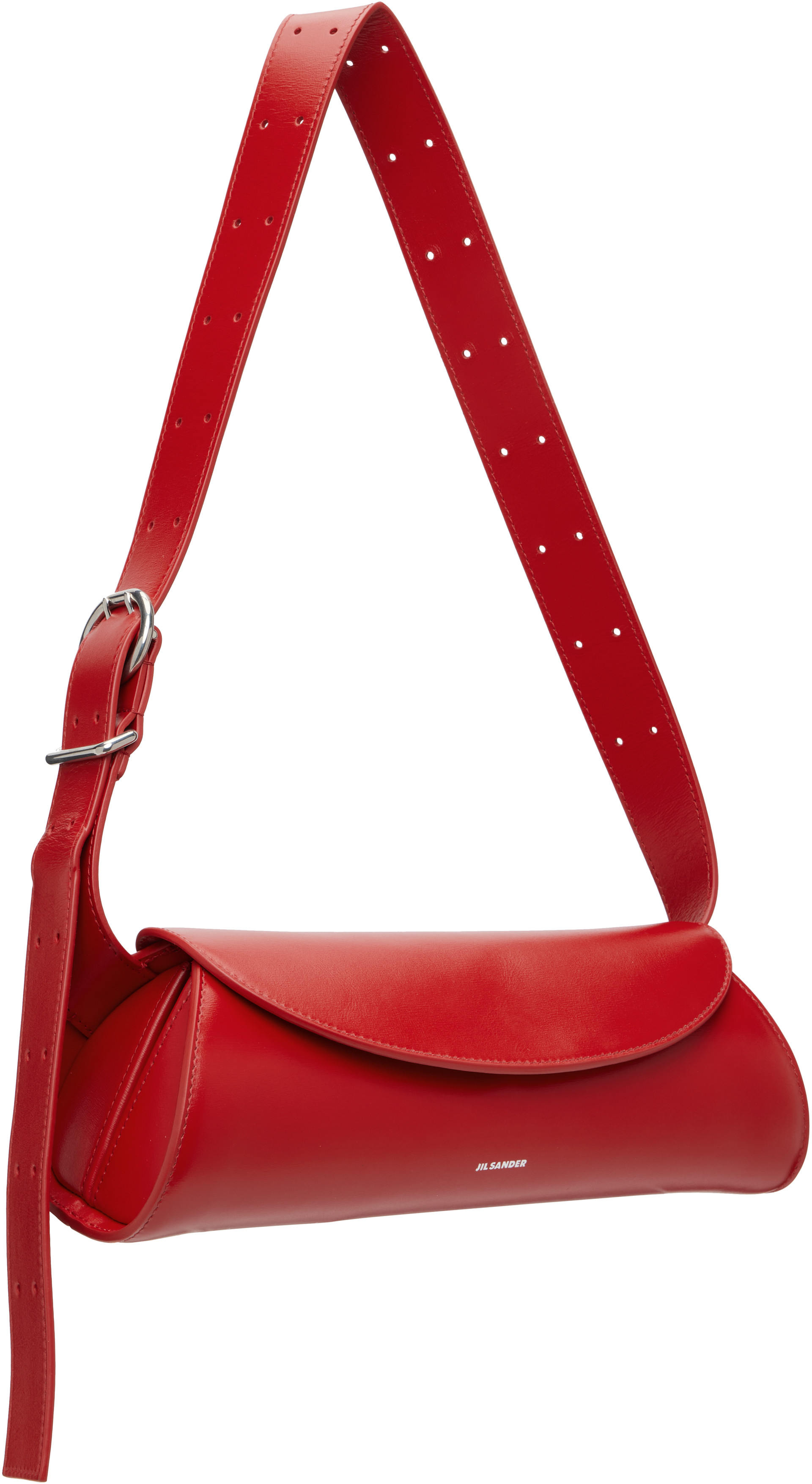 Jil Sander - Petit sac Cannolo rouge