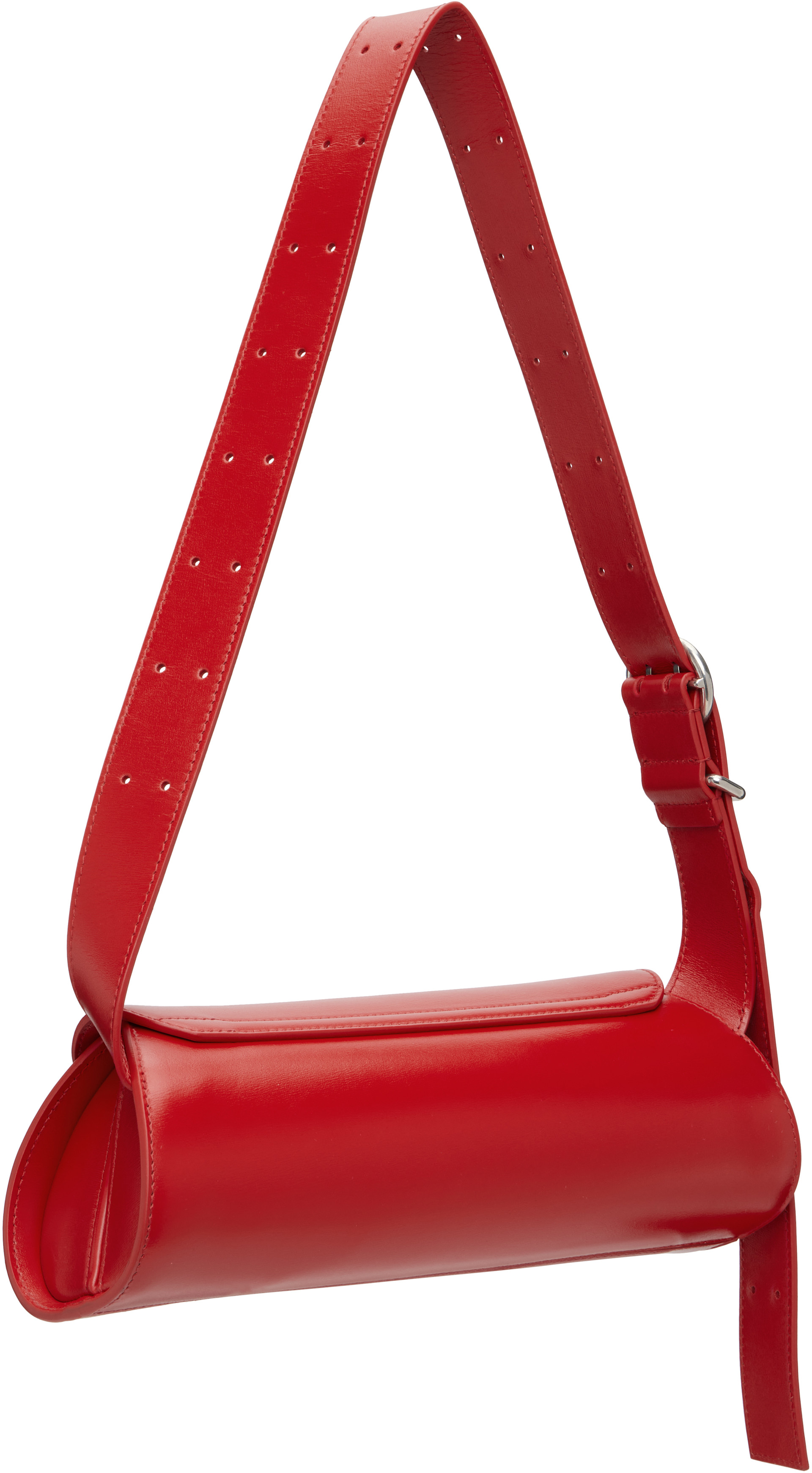 Jil Sander - Petit sac Cannolo rouge