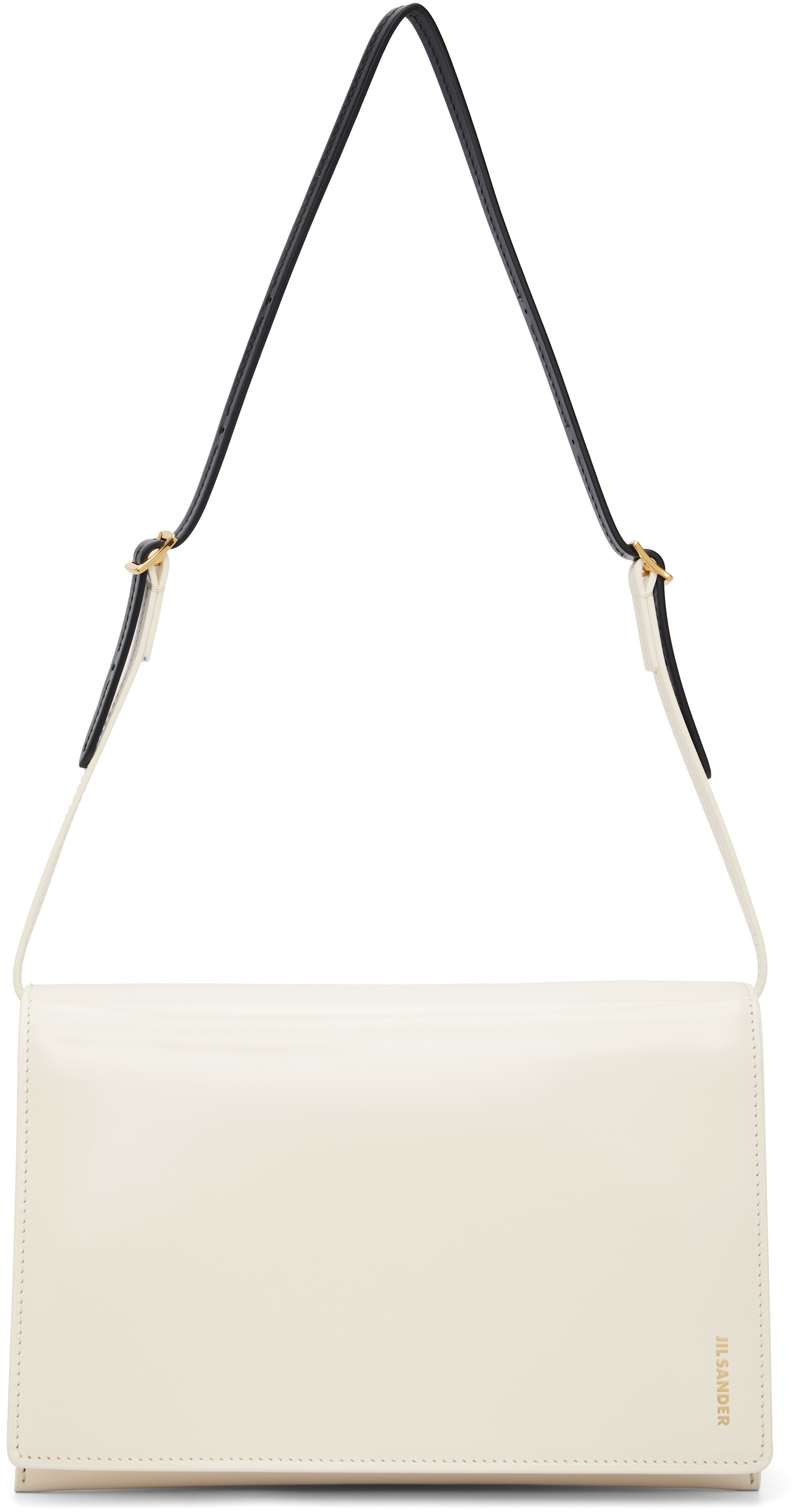 Jil Sander - Petit sac File blanc cassé