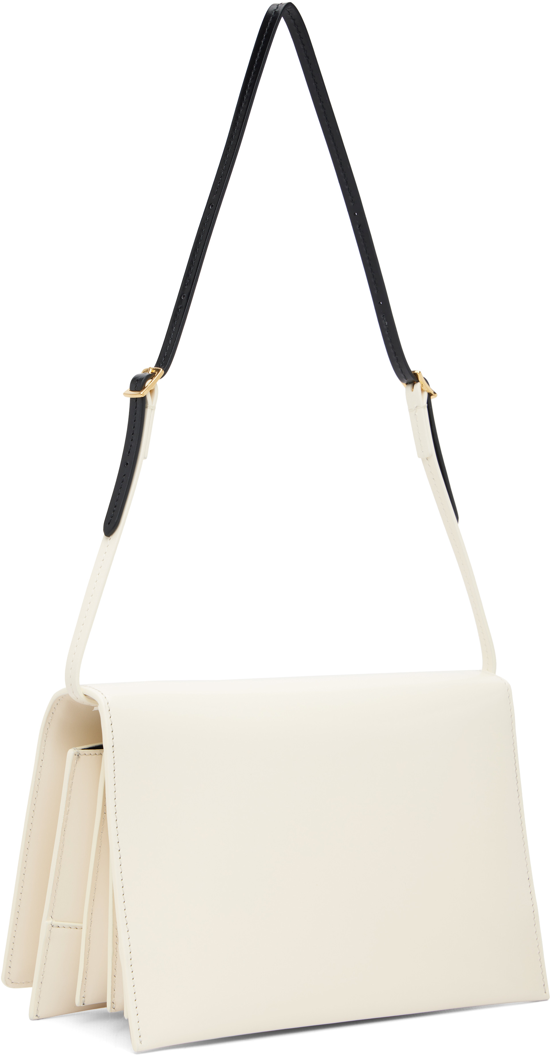 Jil Sander - Petit sac File blanc cassé