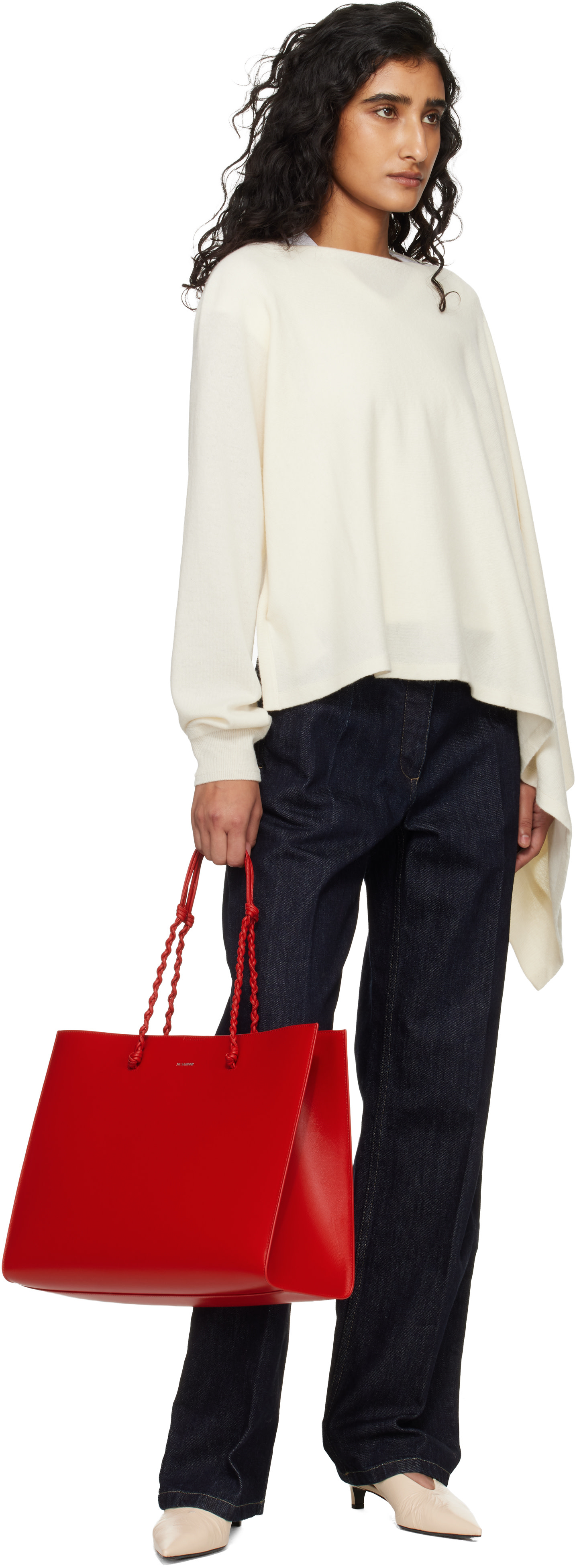 JIL SANDER ジルサンダー　Tangle バッグ　レッド　トレンドカラー Jil Sander Tangle Small Crossbody | Shopbop