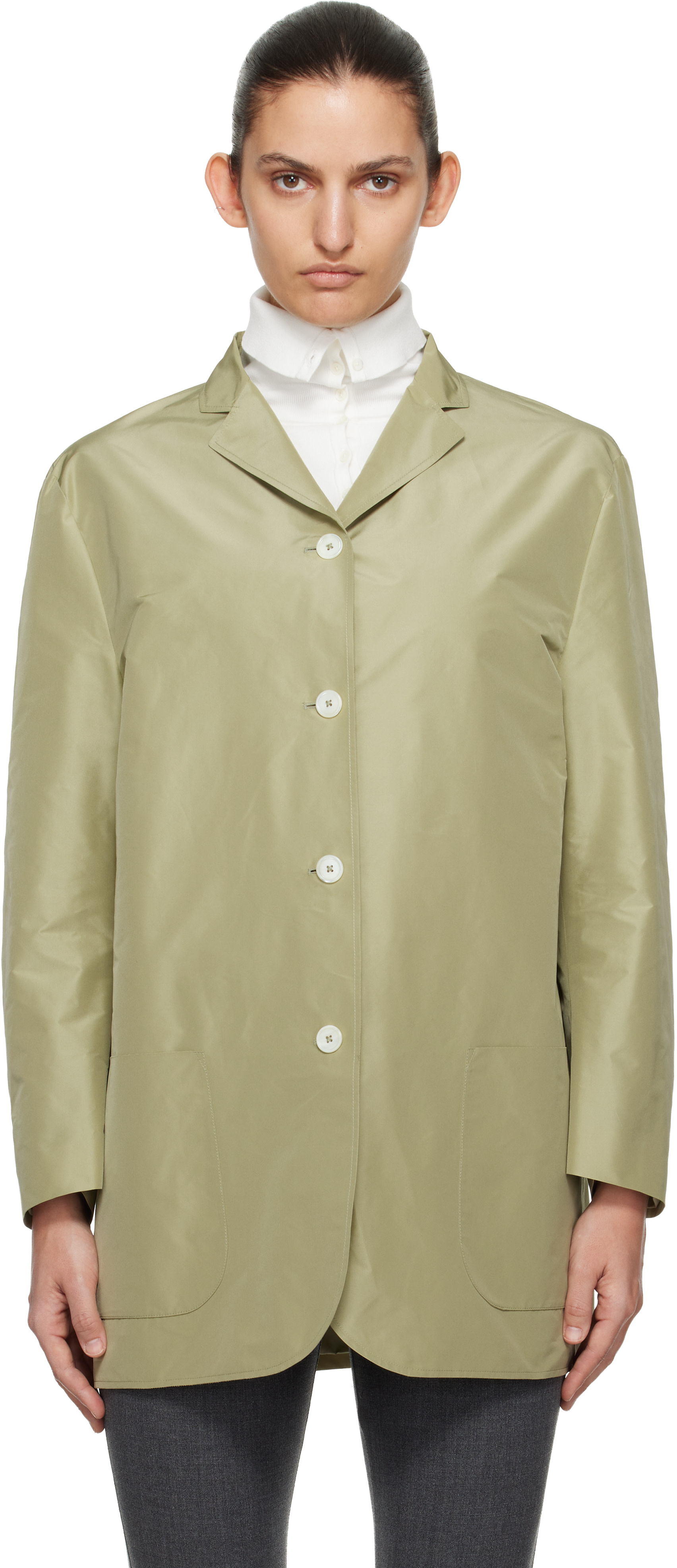 Jil Sander - Blouson de sport vert