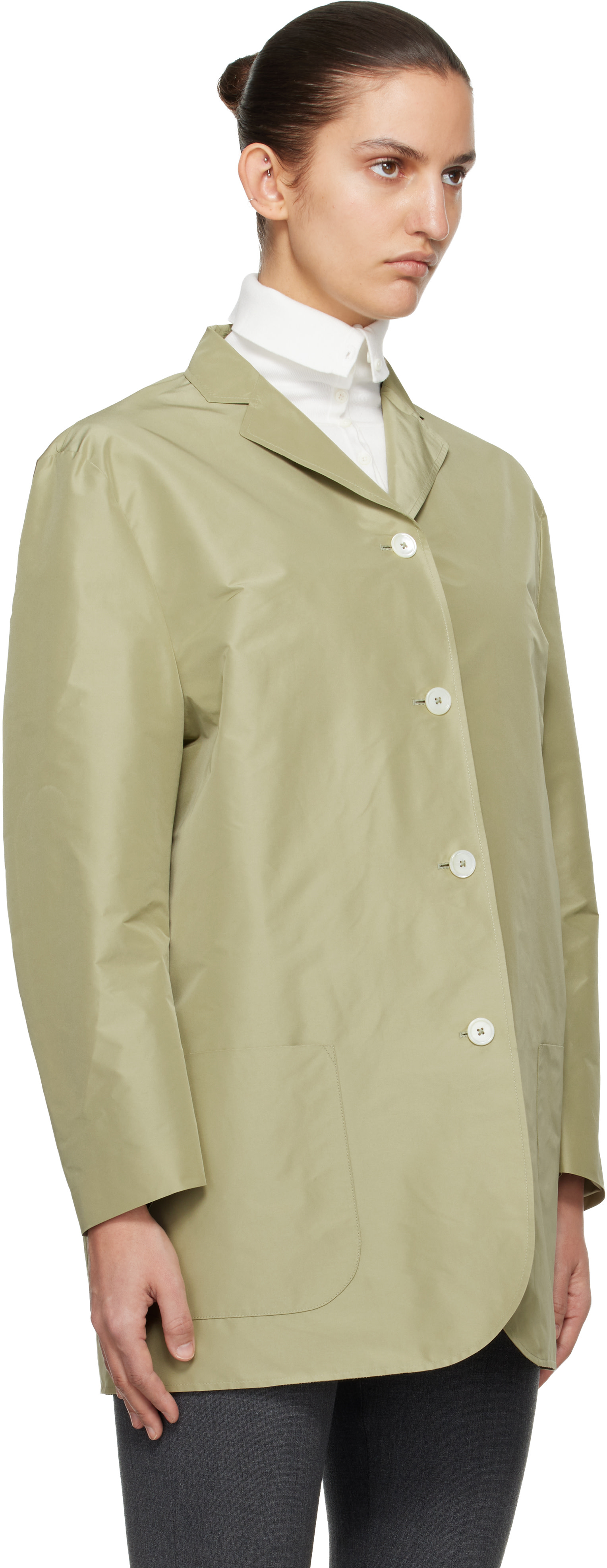 Jil Sander - Blouson de sport vert