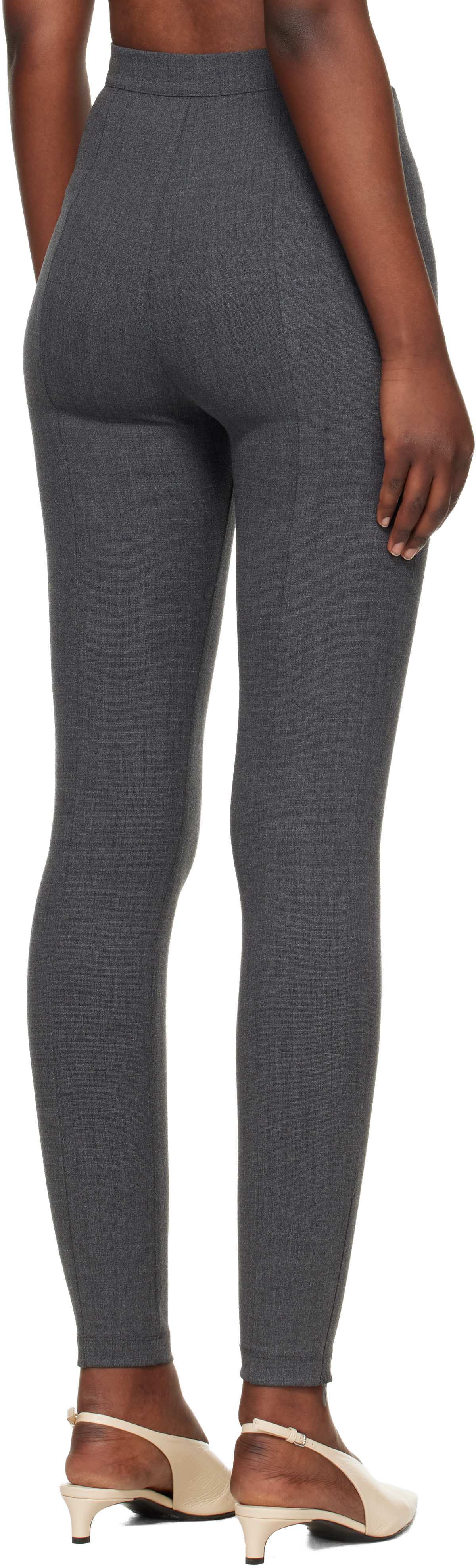 Jil Sander - Legging de style pantalon gris