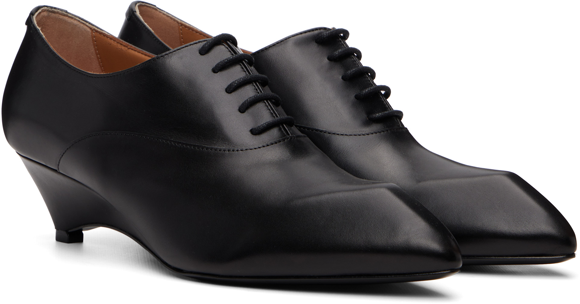 Jil Sander - Derbys noirs à laçage