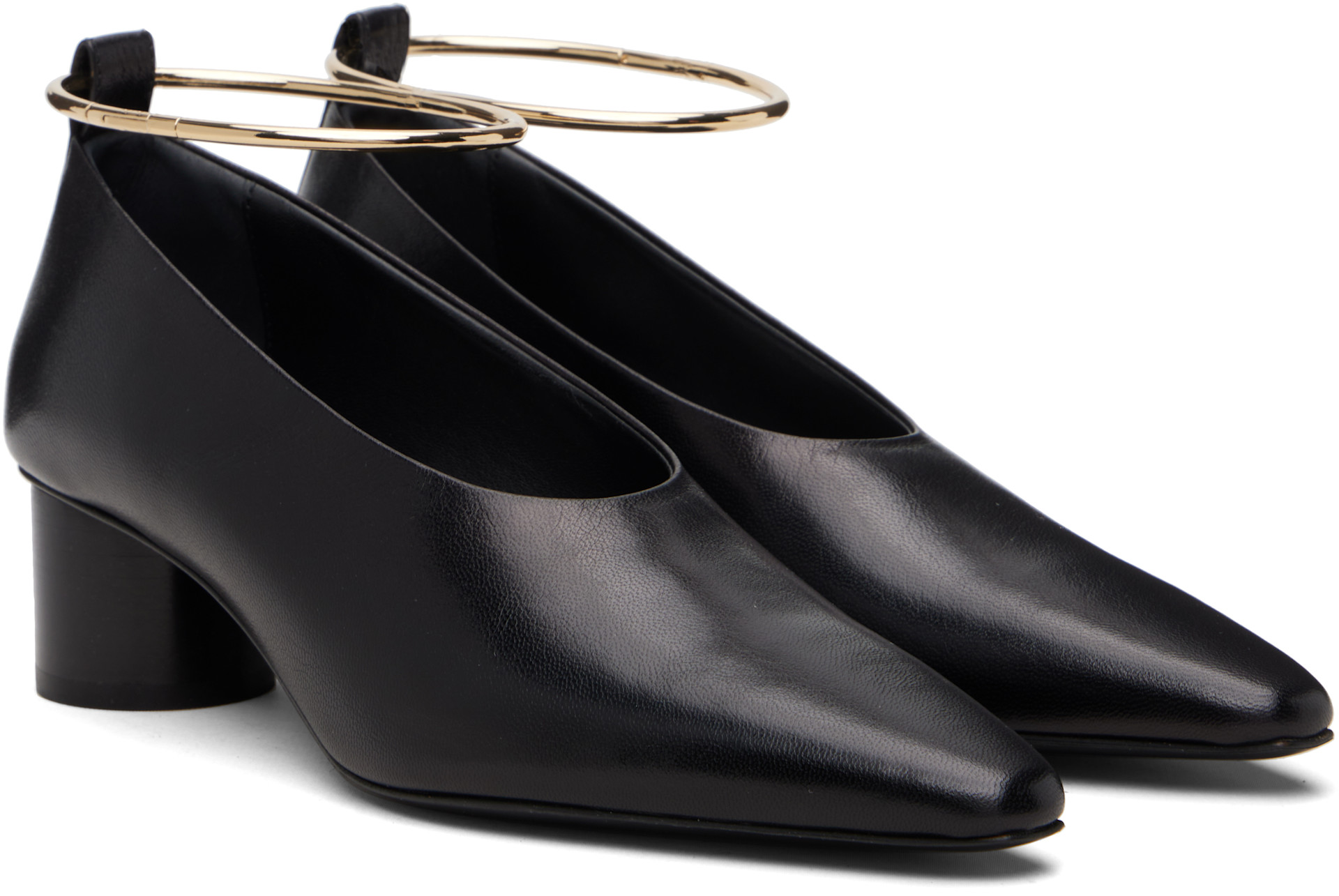 Jil Sander - ブラック Ring ヒール